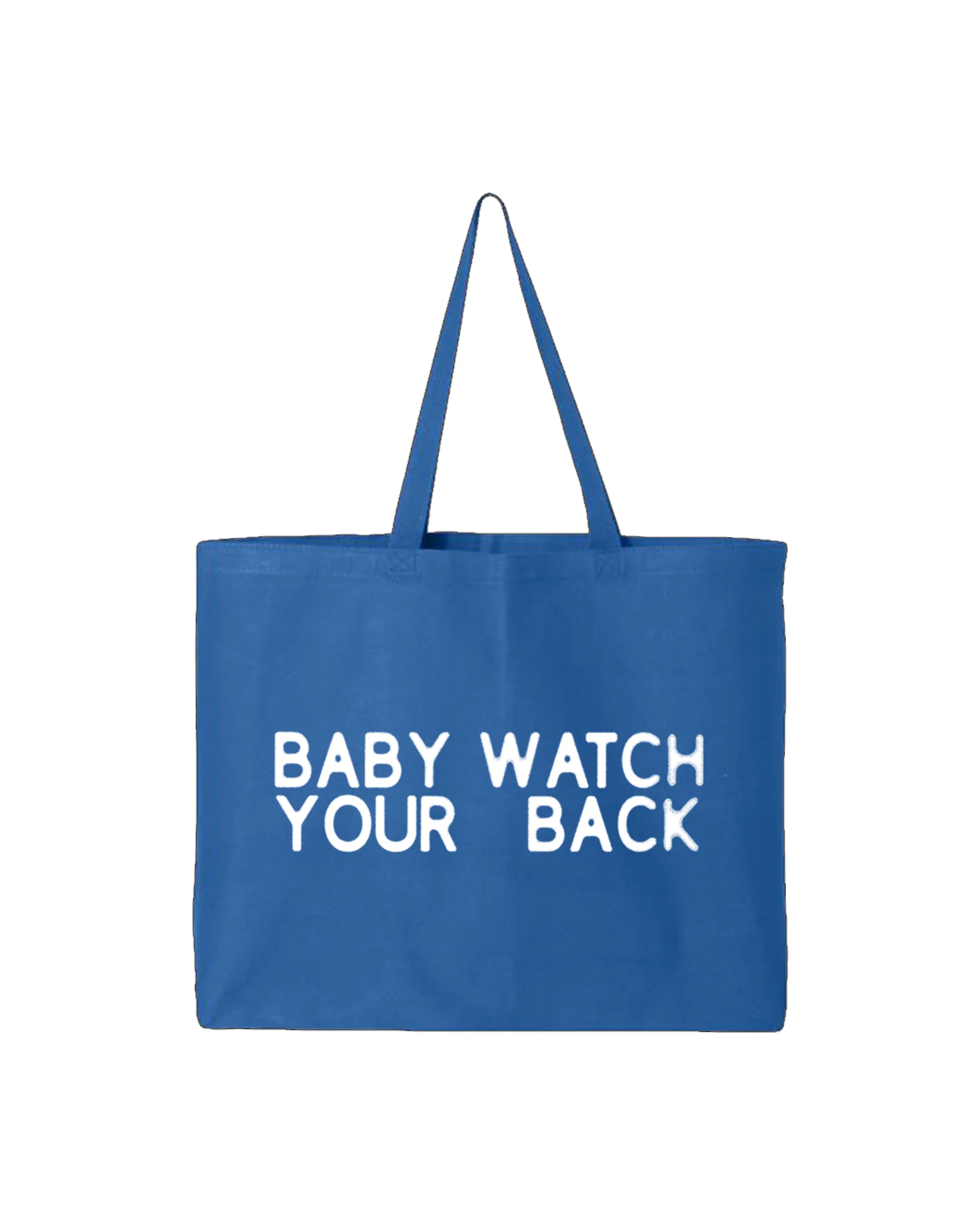 Baby Watch Your Back Blue Tote - Image 2