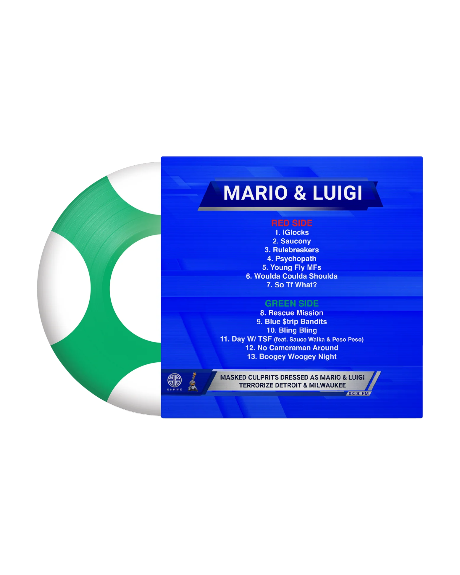 Babytron & Certified Trapper - Mario & Luigi (Picture Disc Vinyl) - Image 2
