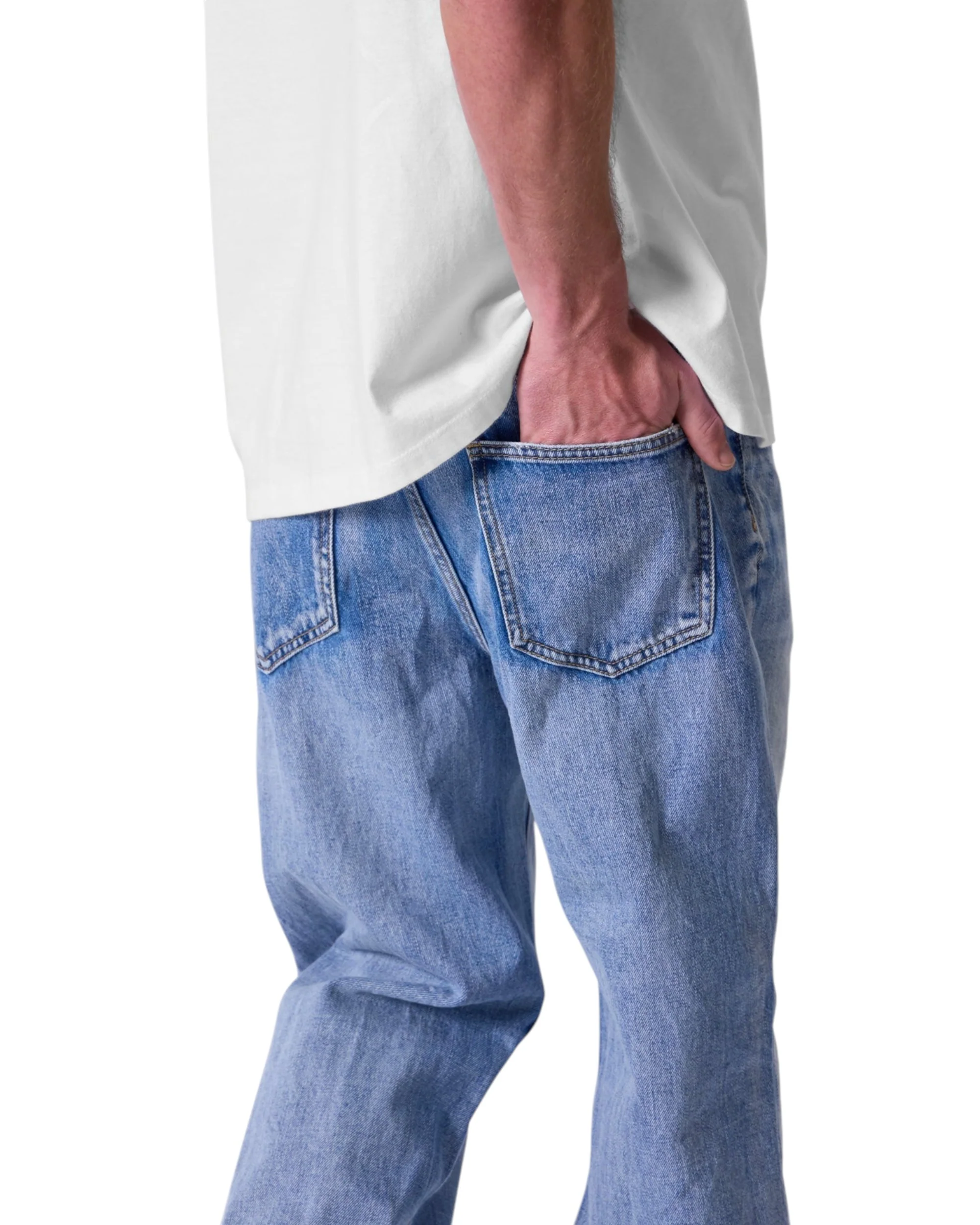 Baggy Denim - Light Blue - Image 7