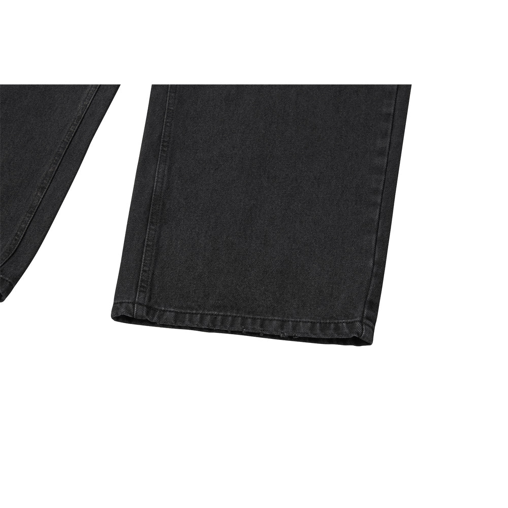 BAGGY DENIM PANTS / BLACK - Image 18