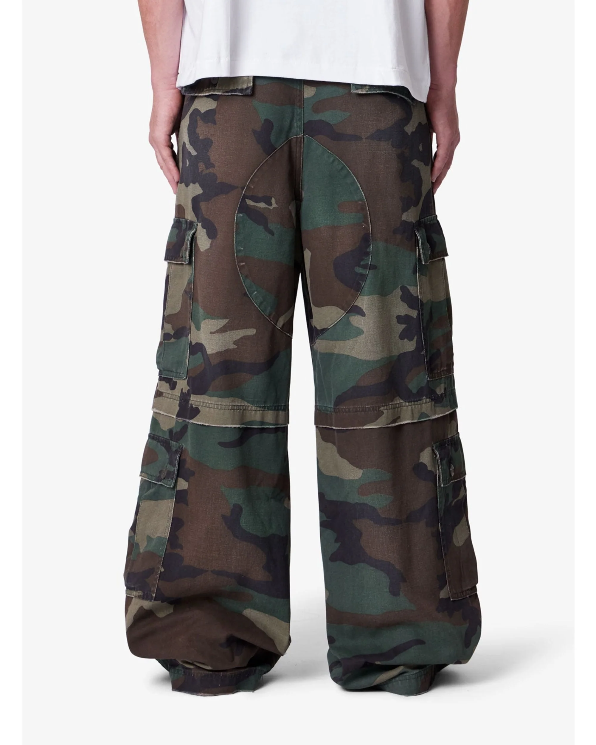 Baggy Rave Cargo Pants - Camo - Image 6