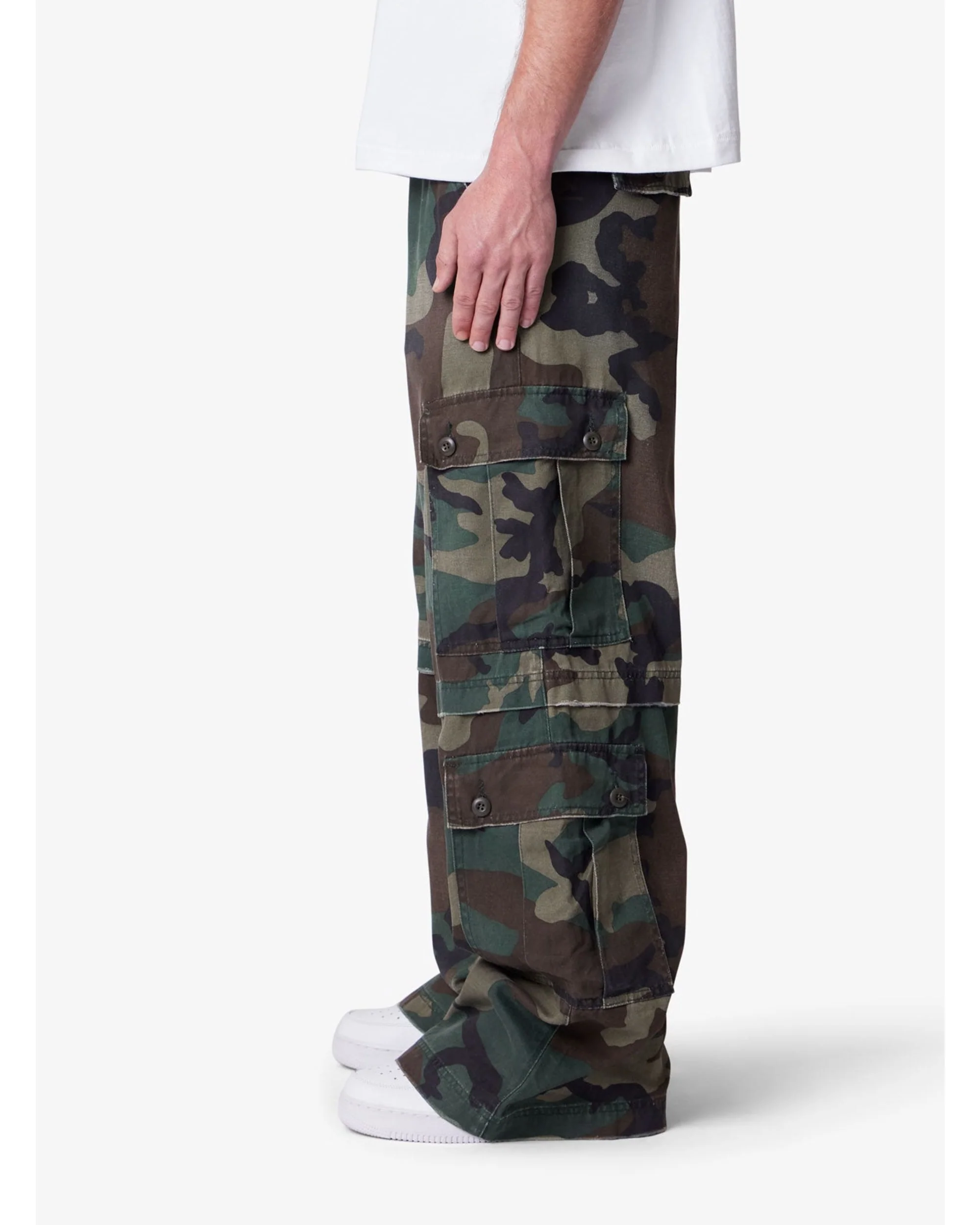 Baggy Rave Cargo Pants - Camo - Image 7