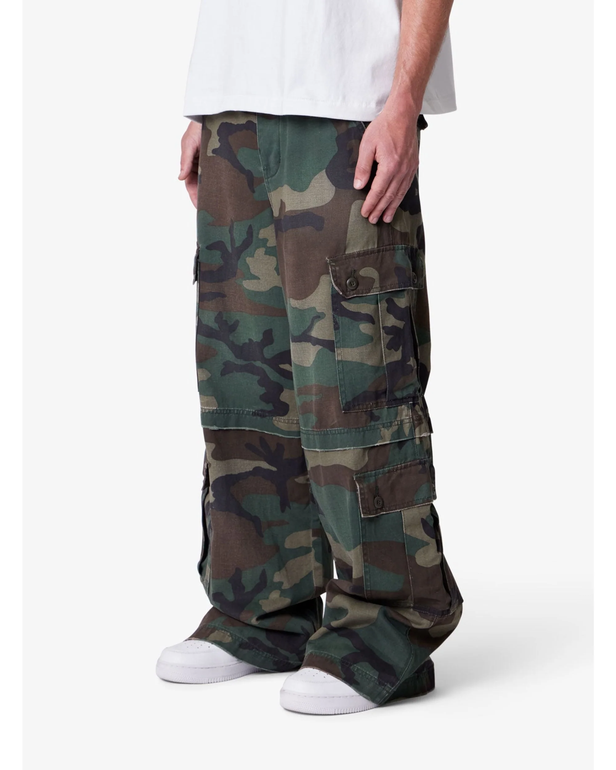 Baggy Rave Cargo Pants - Camo - Image 8