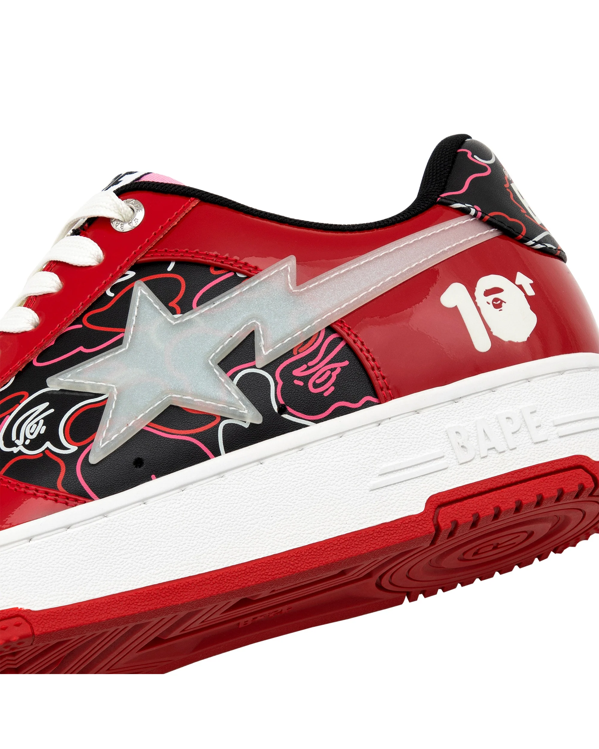 BAPE x 88rising BAPE STA (RED) - Image 5