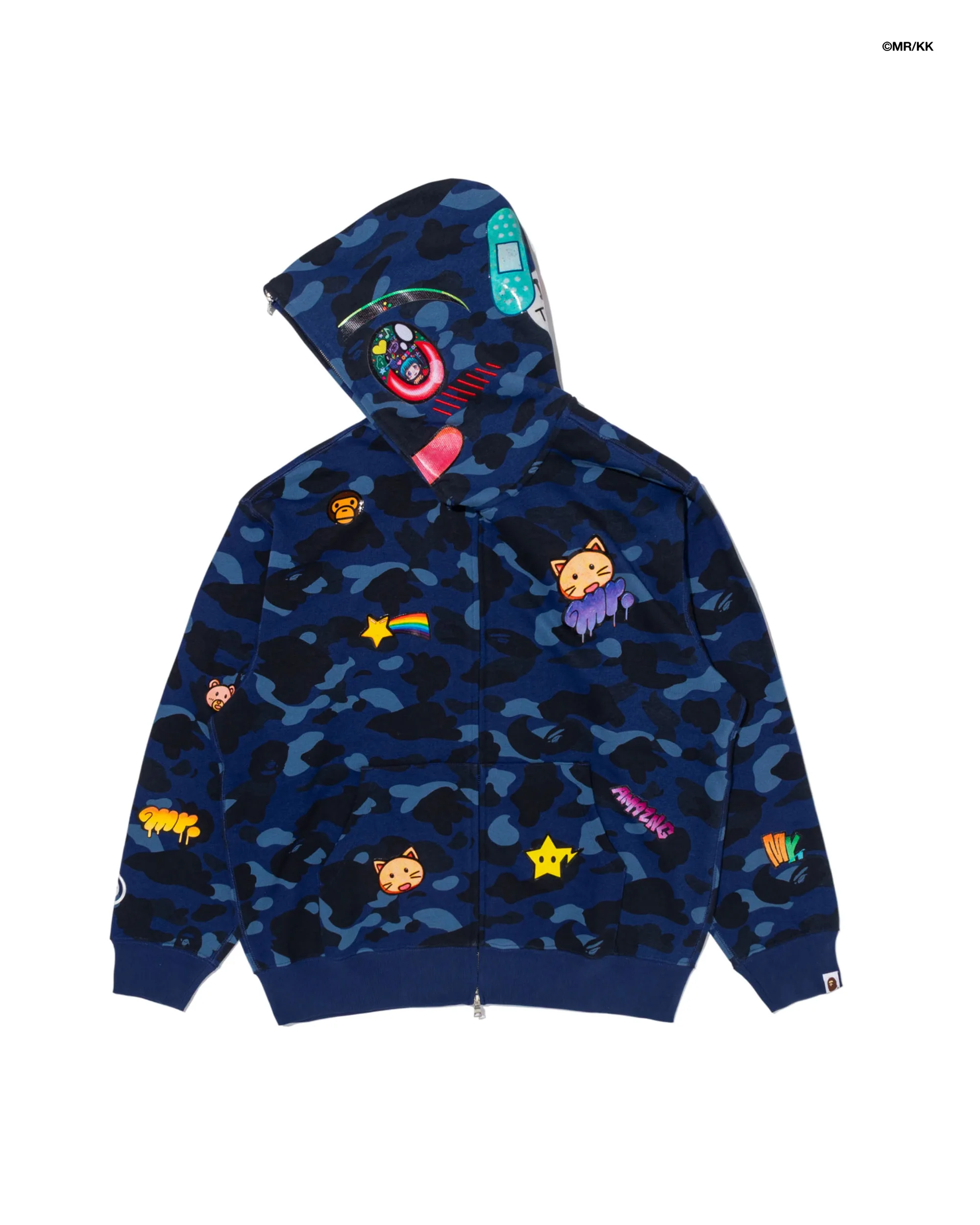 BAPE X Mr. SHARK FULL ZIP HOODIE - Image 3