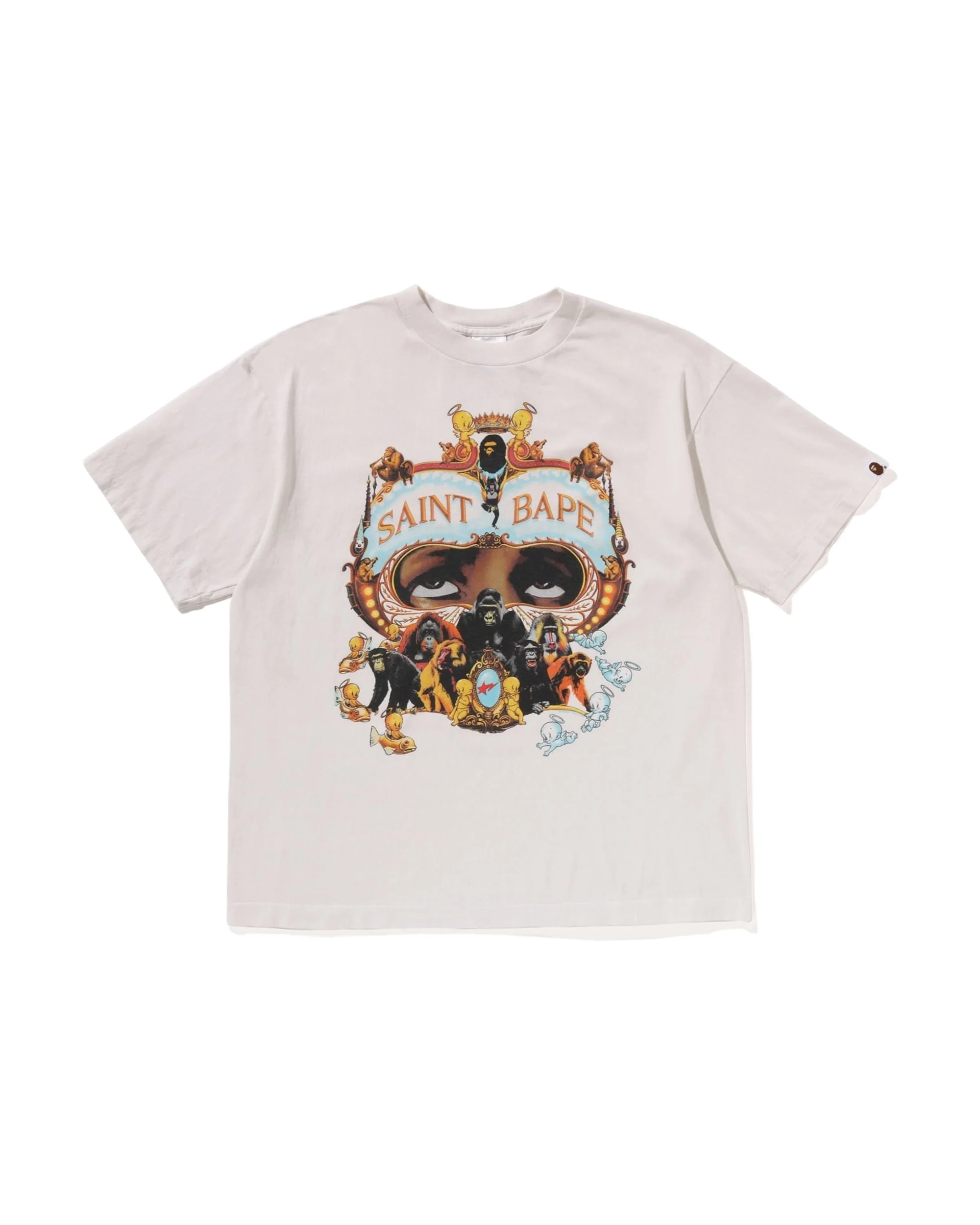 BAPE X SAINT MXXXXXX GENERATION TEE MENS