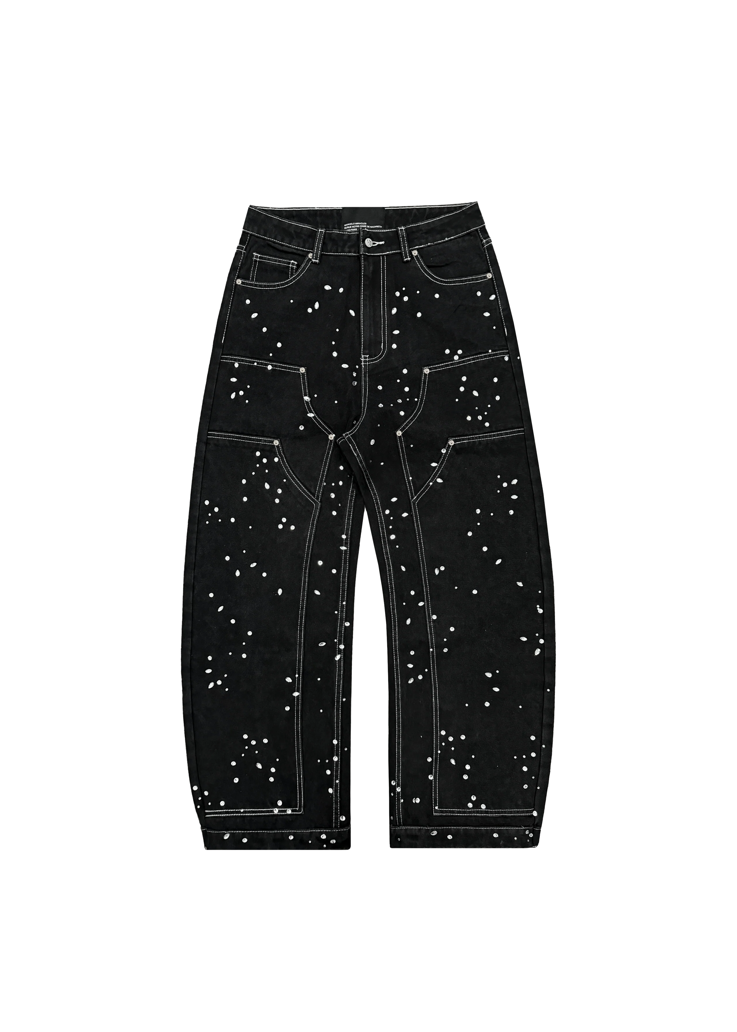 BARREL CRYSTAL DENIM in BLACK - Image 5