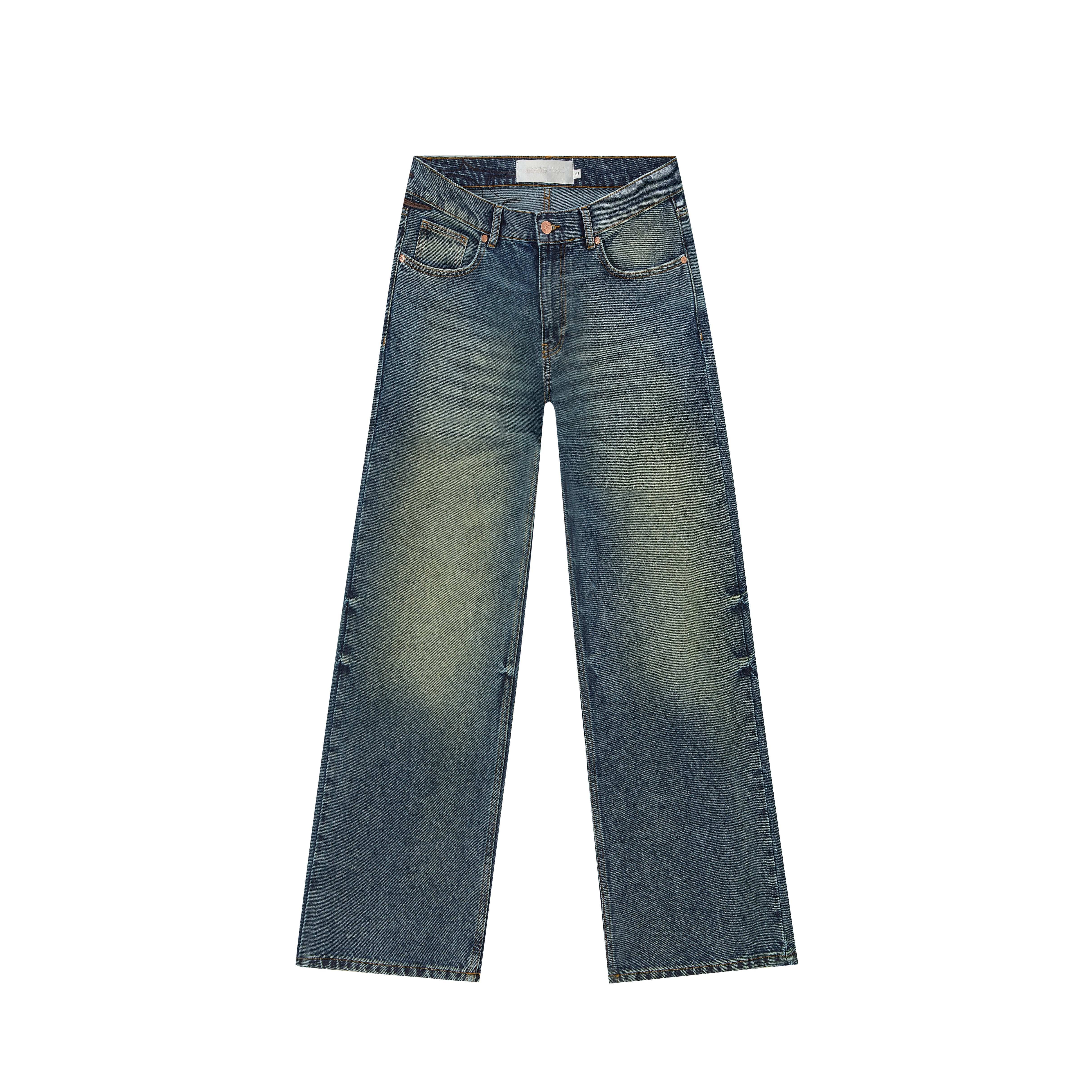 BASIC DENIM WASHED DARK NAVY