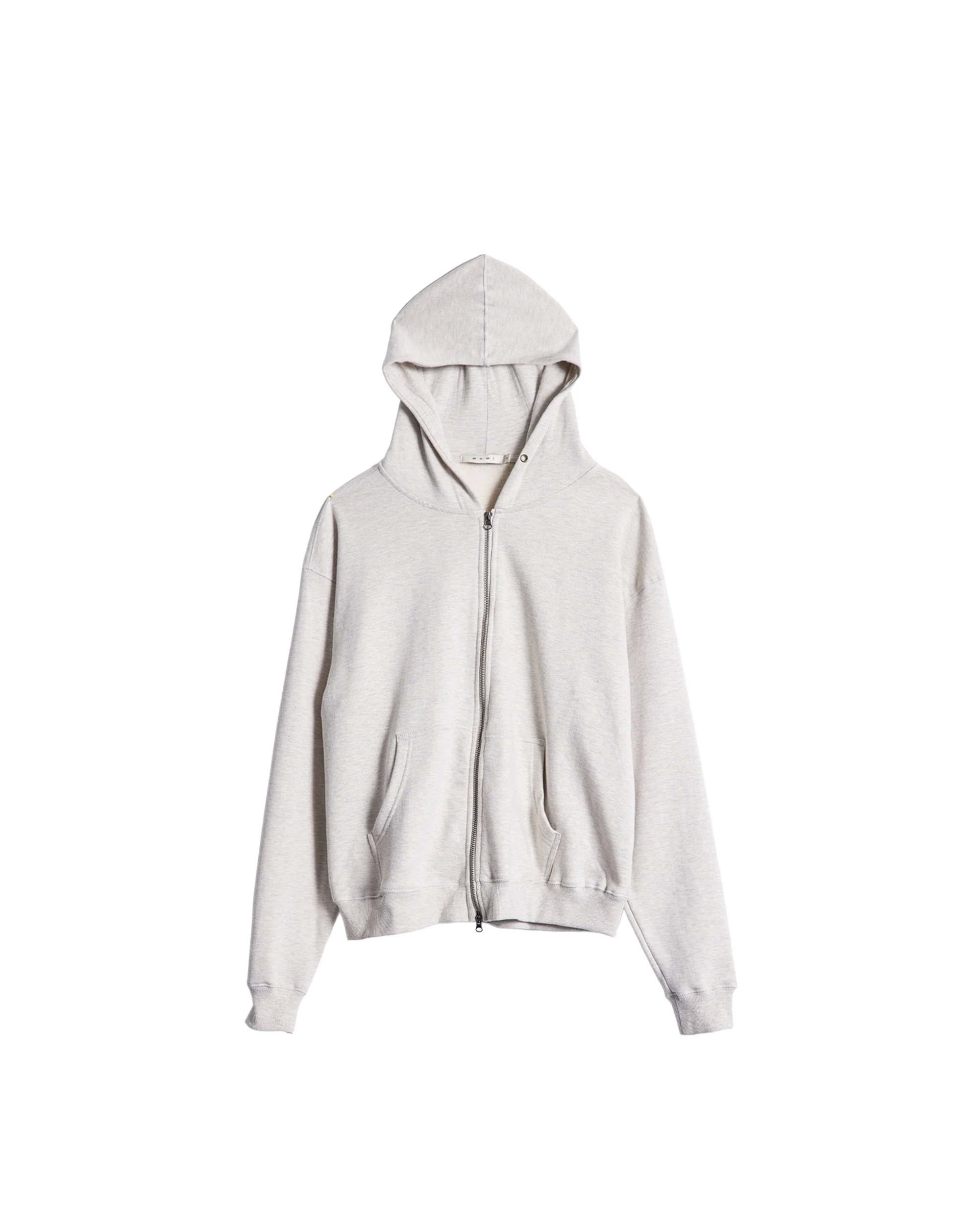 Basic Zip Up Hoodie - Grey
