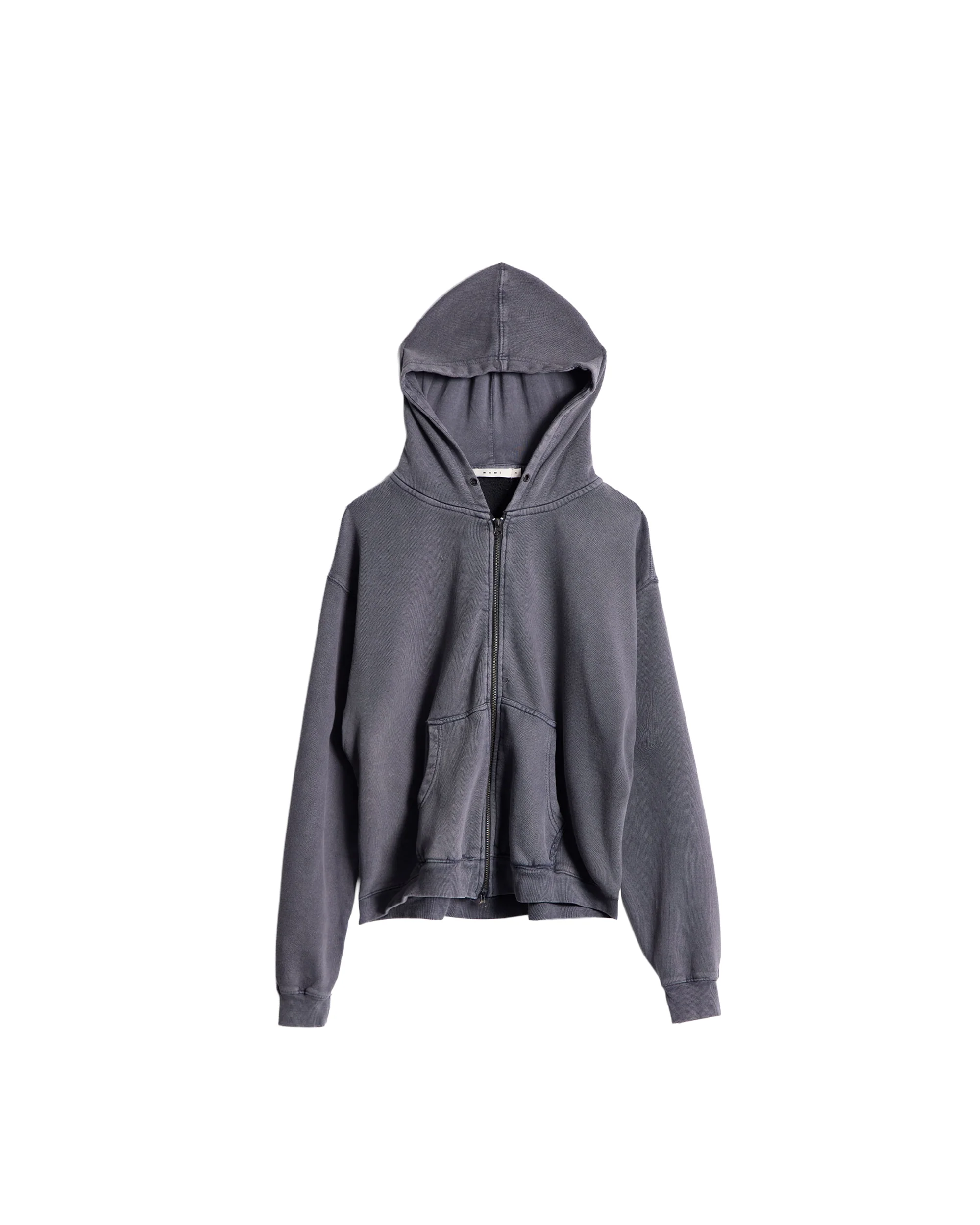 Basic Zip Up Hoodie - Vintage Black