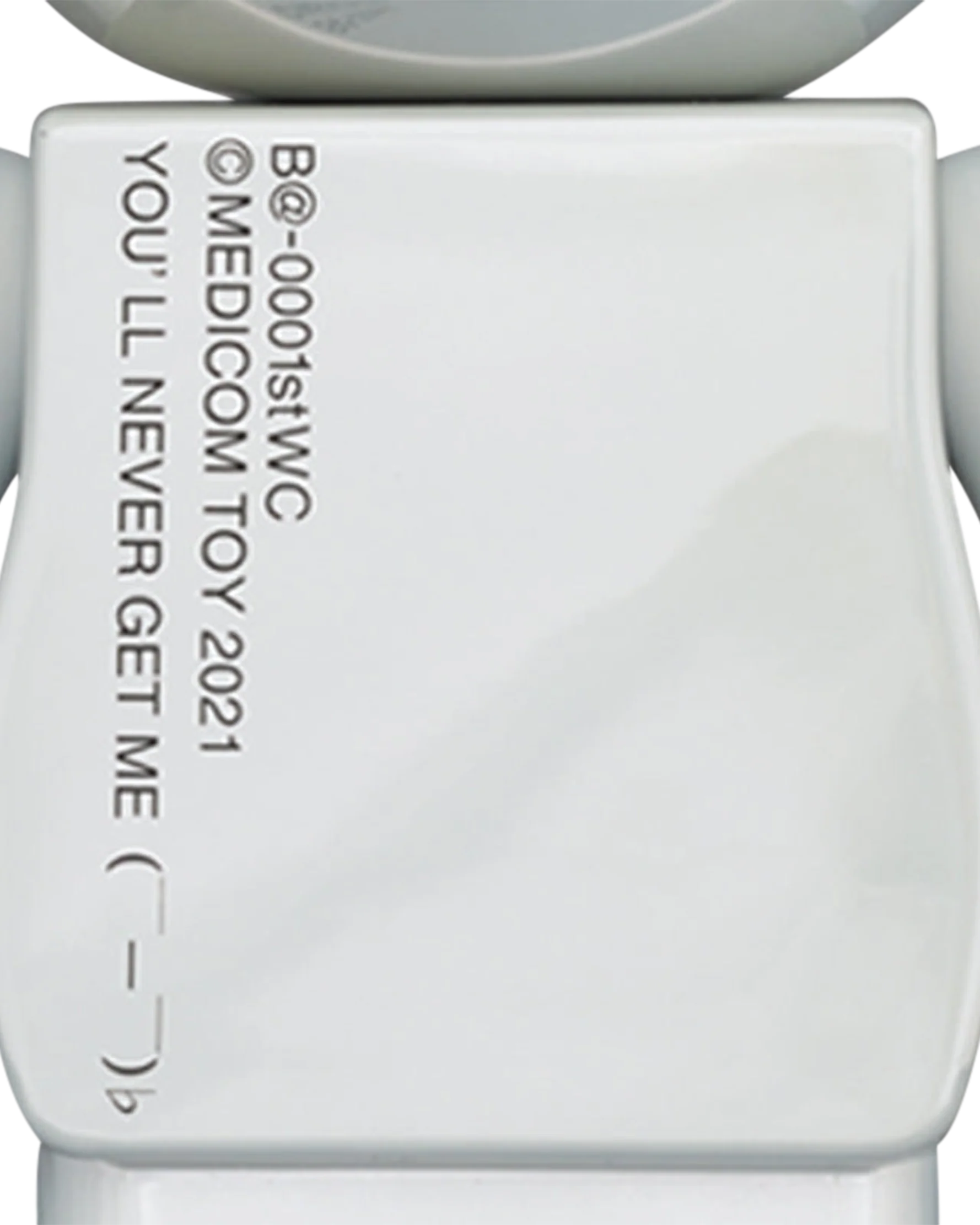 BE@RBRICK 1st MODEL WHITE CHROME 400％ - Image 2