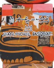BE@RBRICK Andy Warhol × JEAN-MICHEL BASQUIAT #2 1000% - Image 2