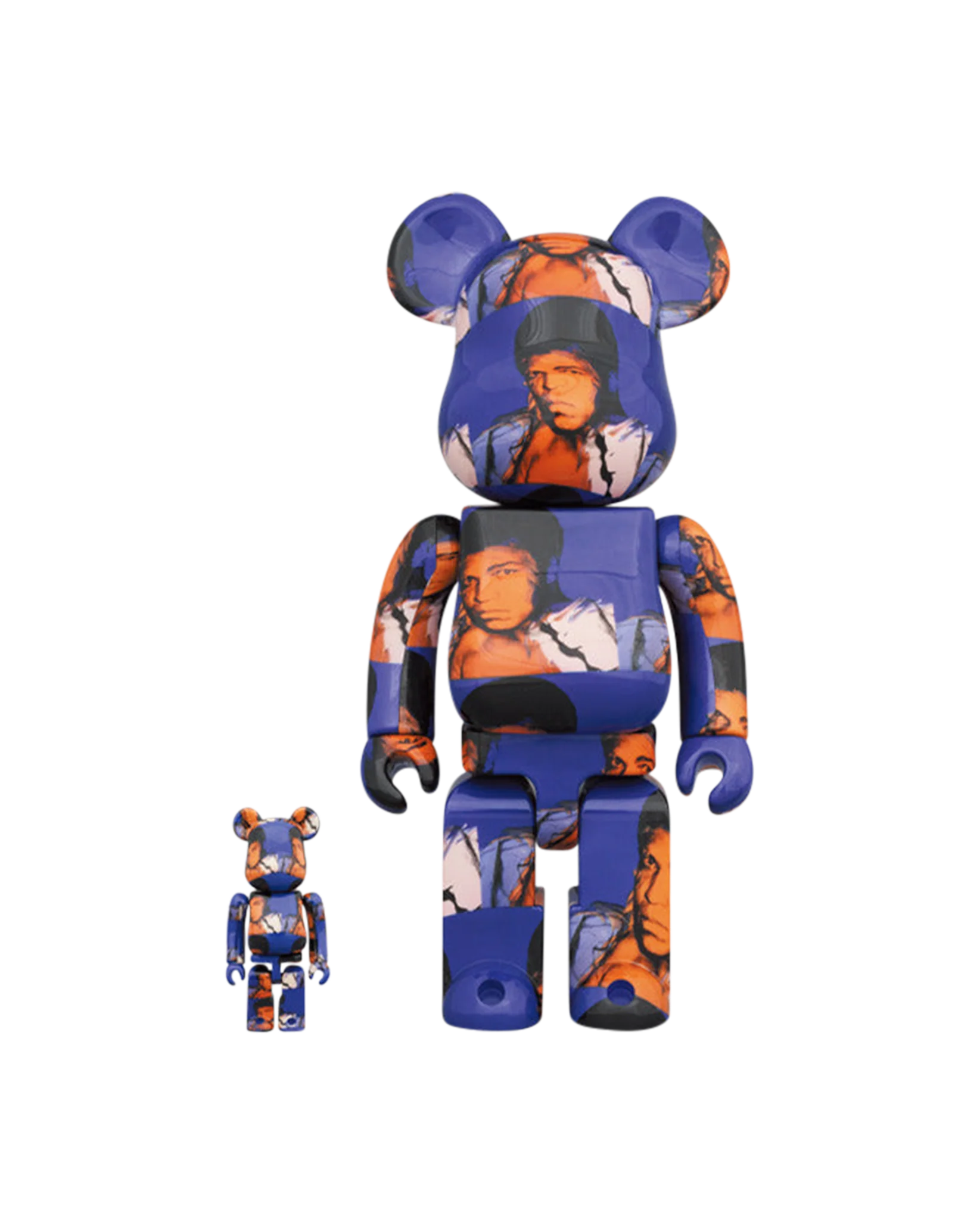 BE@RBRICK Andy Warhol's Muhammad Ali(TM) 100% & 400%
