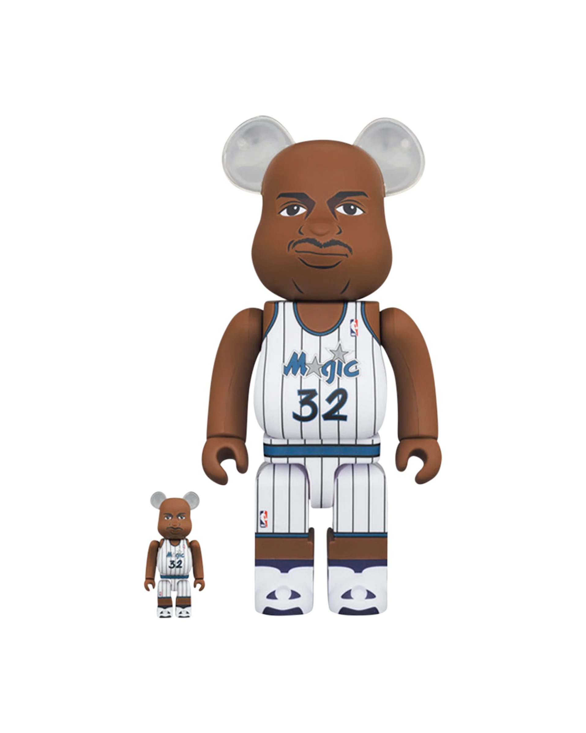 BE@RBRICK Shaquille O'Neal (Orlando Magic) 100% & 400% Set