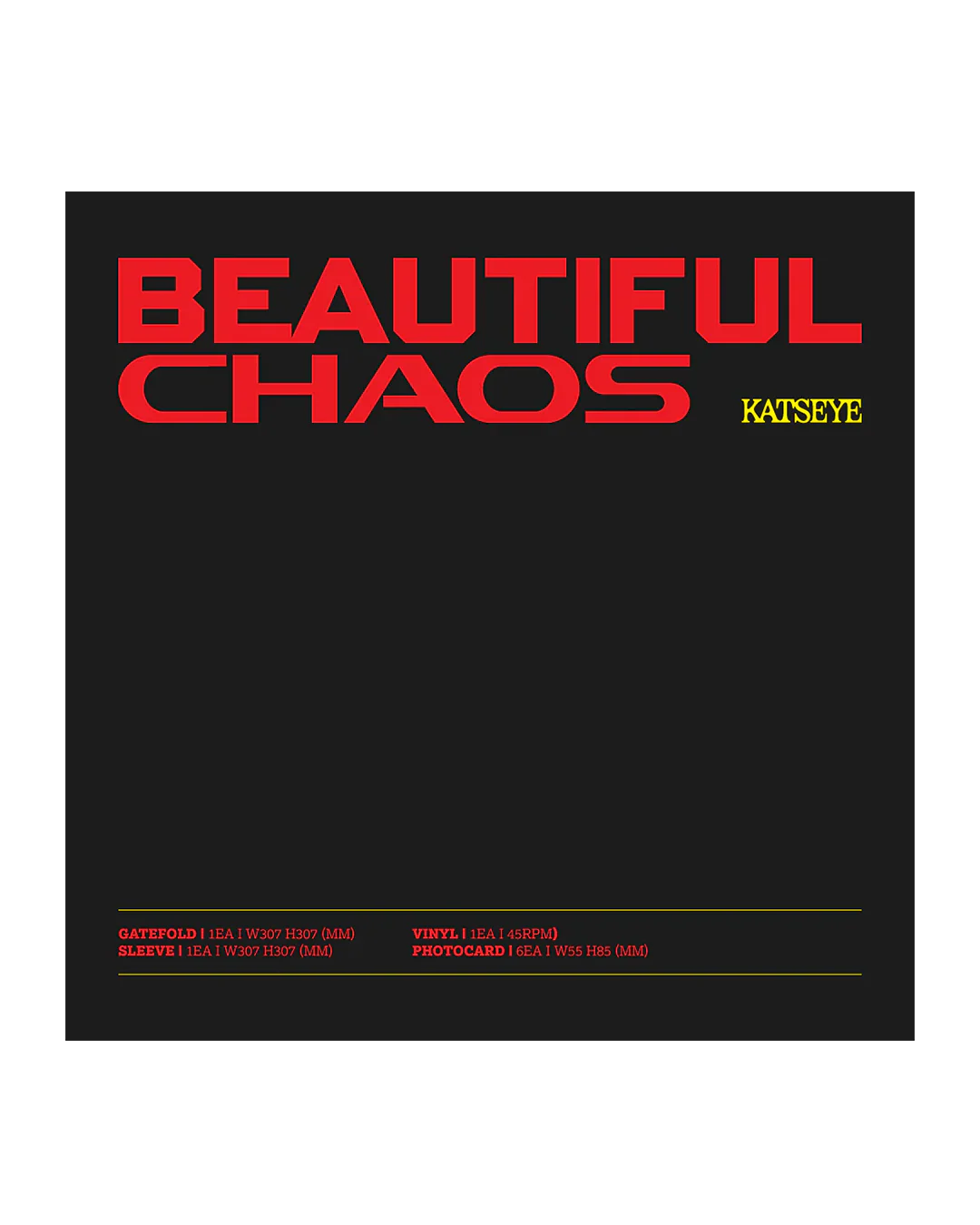 BEAUTIFUL CHAOS - Standard Vinyl - Image 2