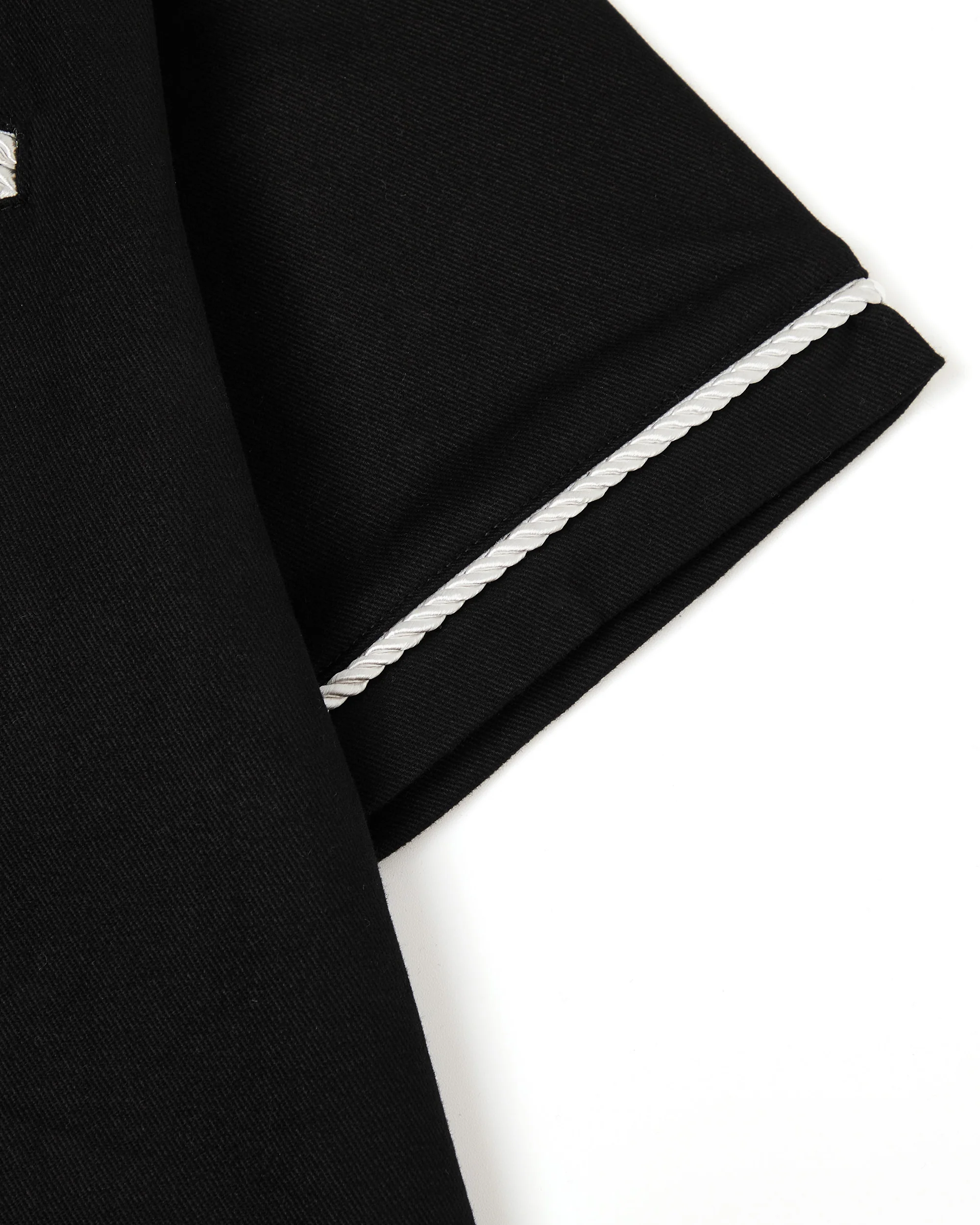 Belfort Button Up Shirt (Black) - Image 7
