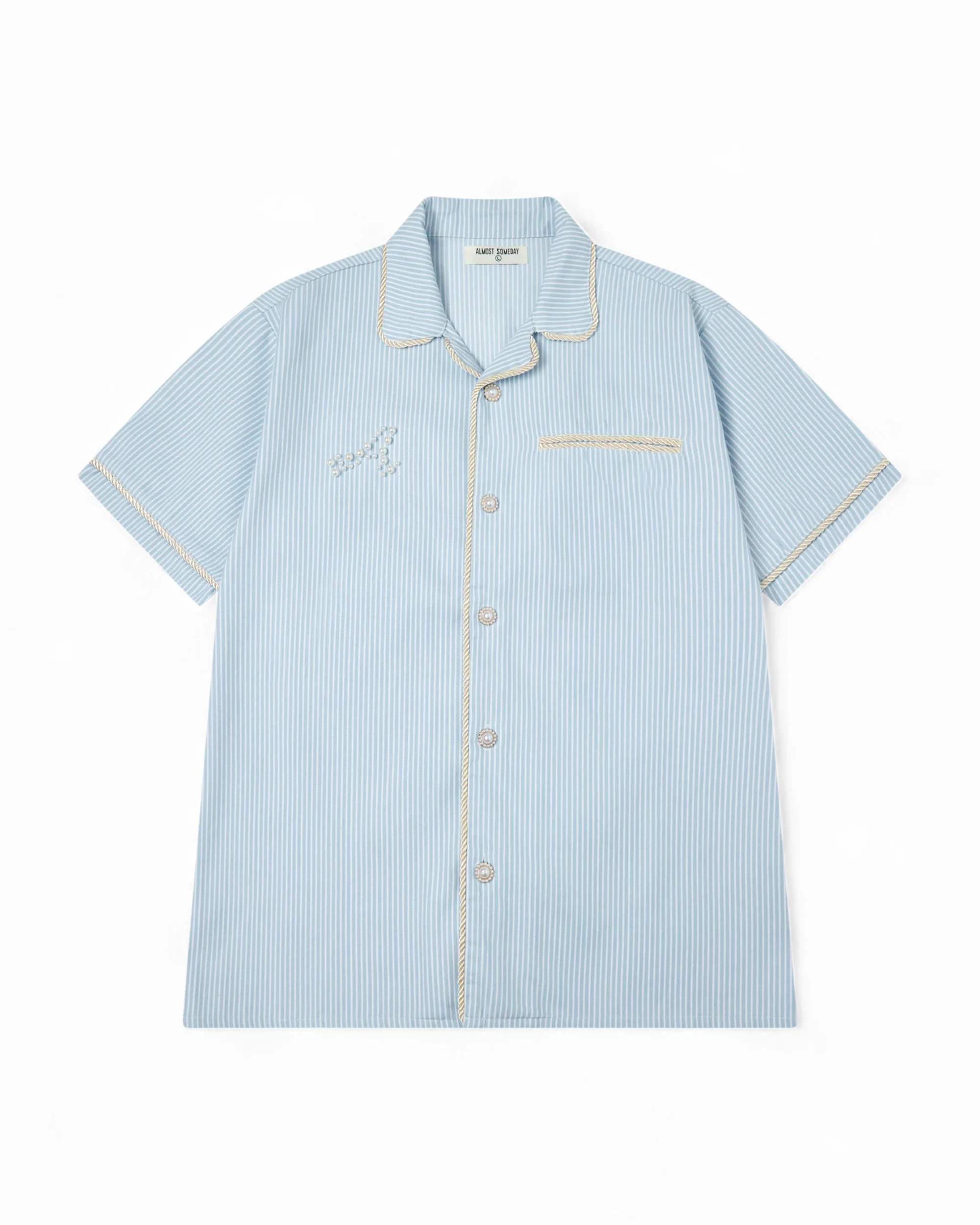 Belfort Button Up Shirt (Blue)