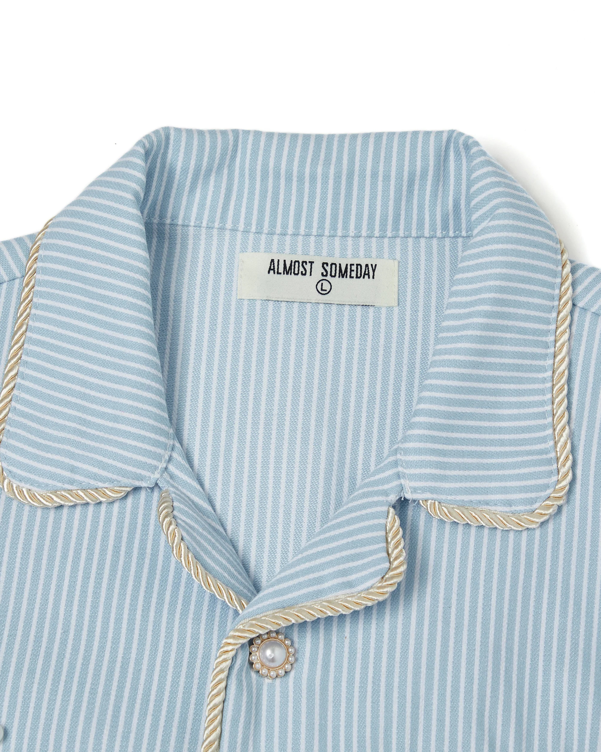 Belfort Button Up Shirt (Blue) - Image 3