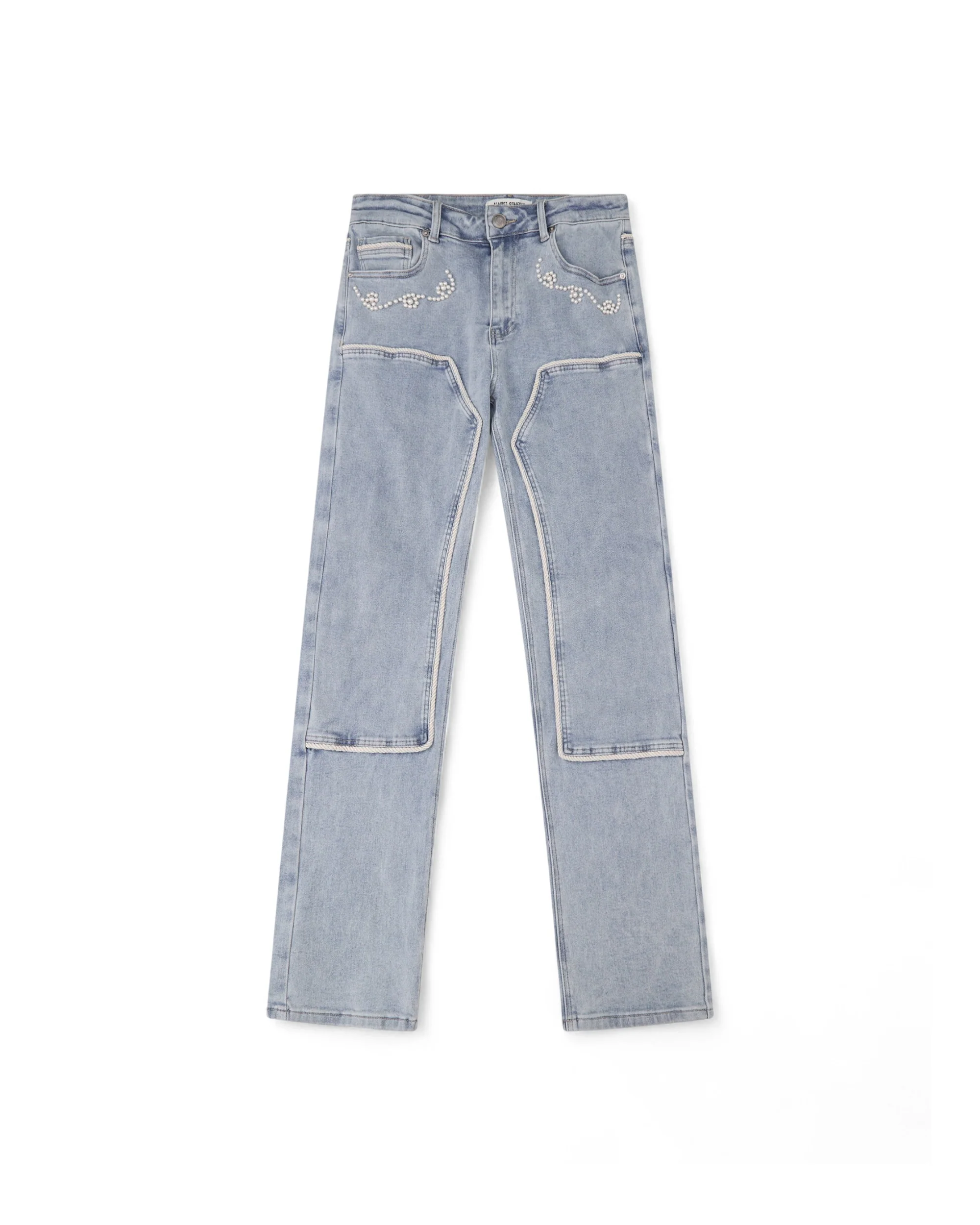 Belfort Straight Leg Denim - Light Blue