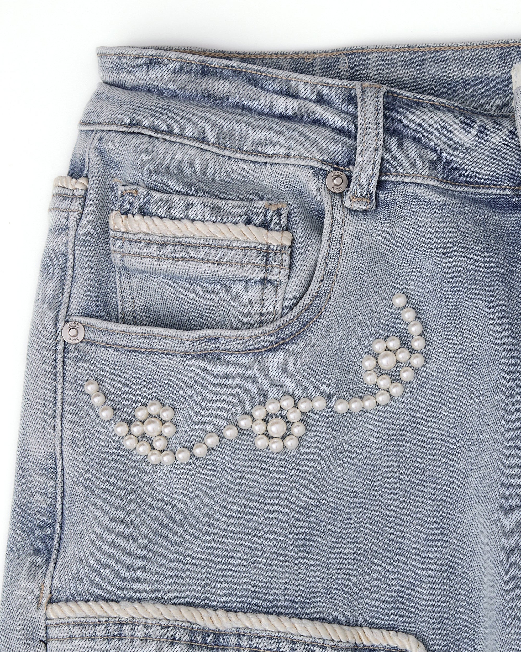 Belfort Straight Leg Denim - Light Blue - Image 10