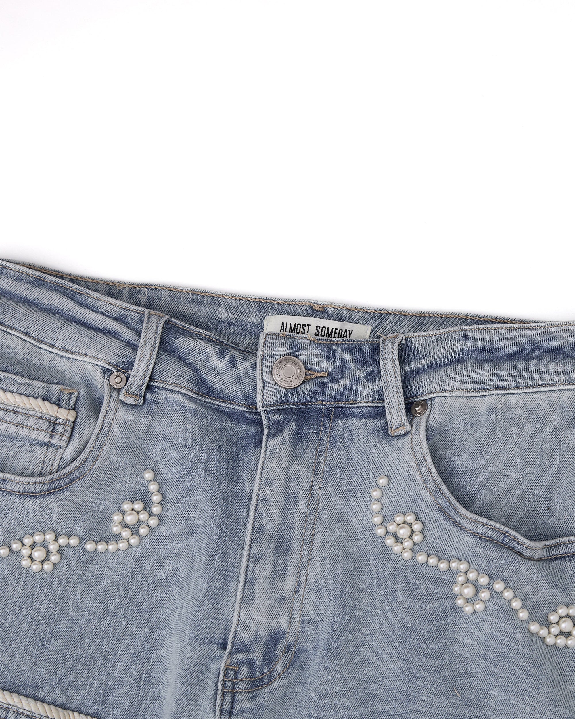 Belfort Straight Leg Denim - Light Blue - Image 3