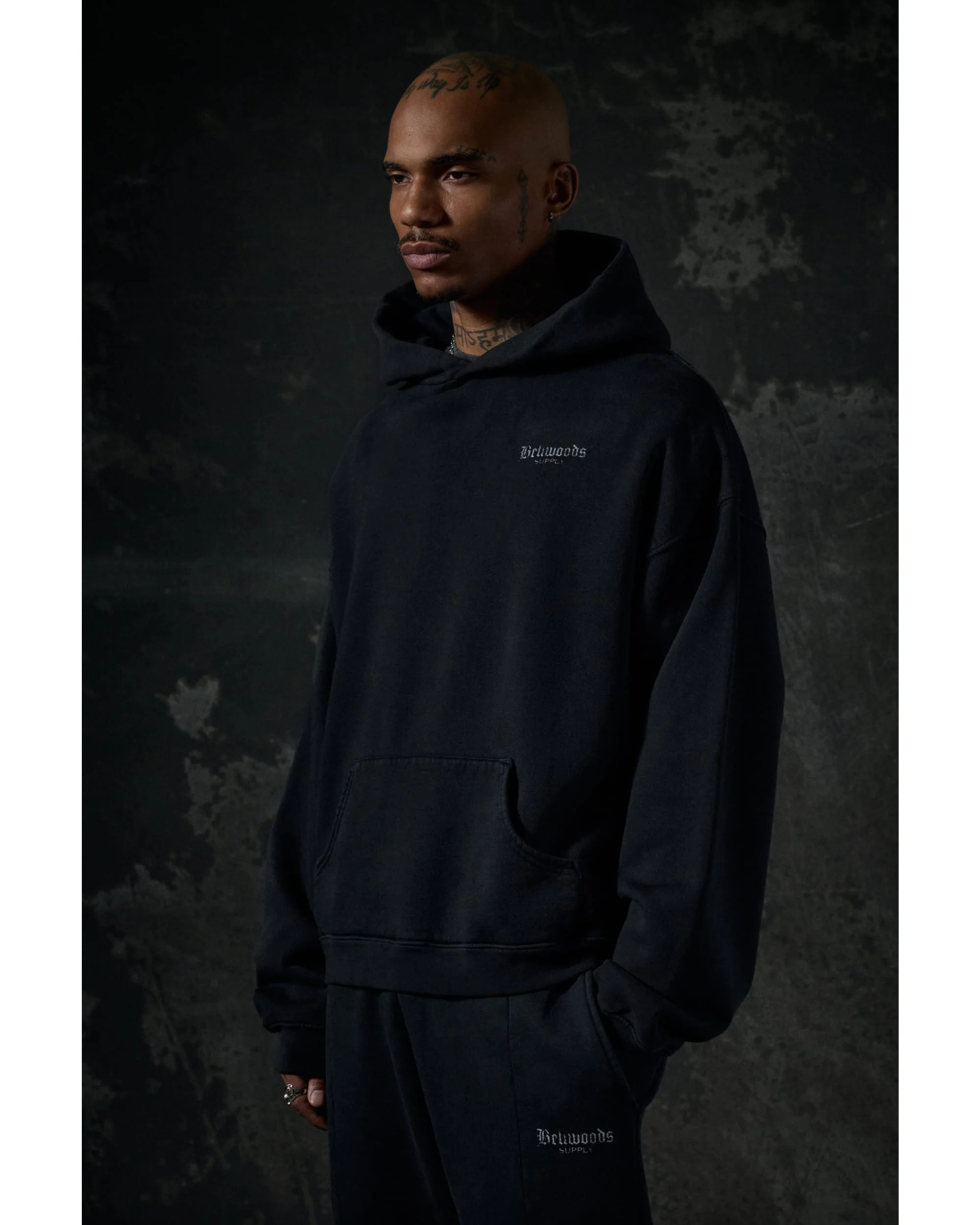 Bellwoods Supply Hoodie - RRR Black - Image 5