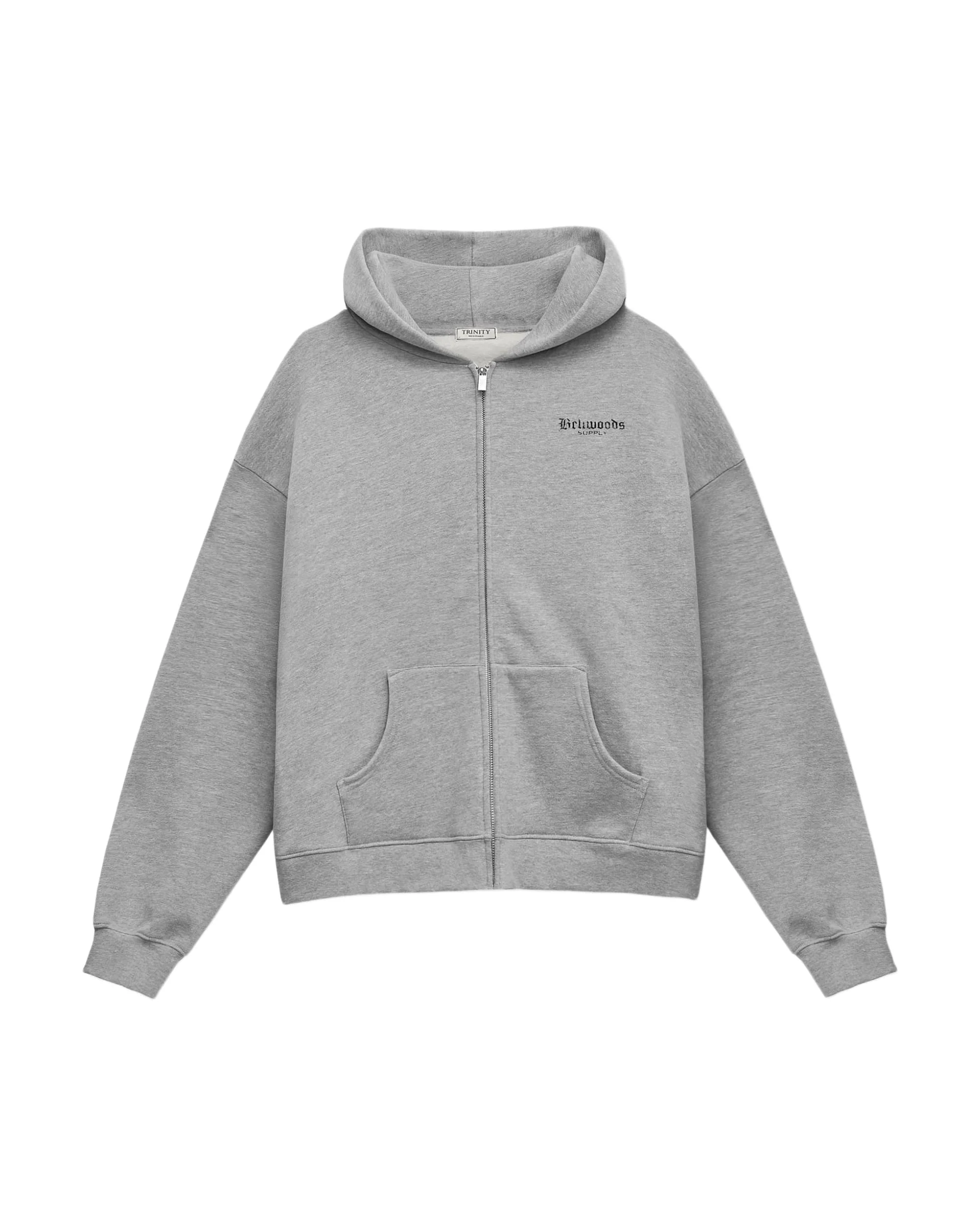 Bellwoods Supply Zip Hoodie - Heather Grey