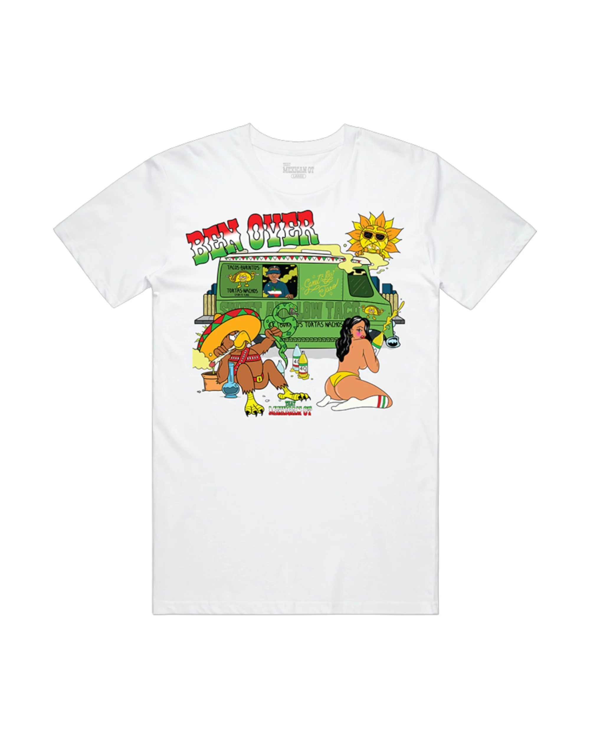 Ben Over White T-Shirt
