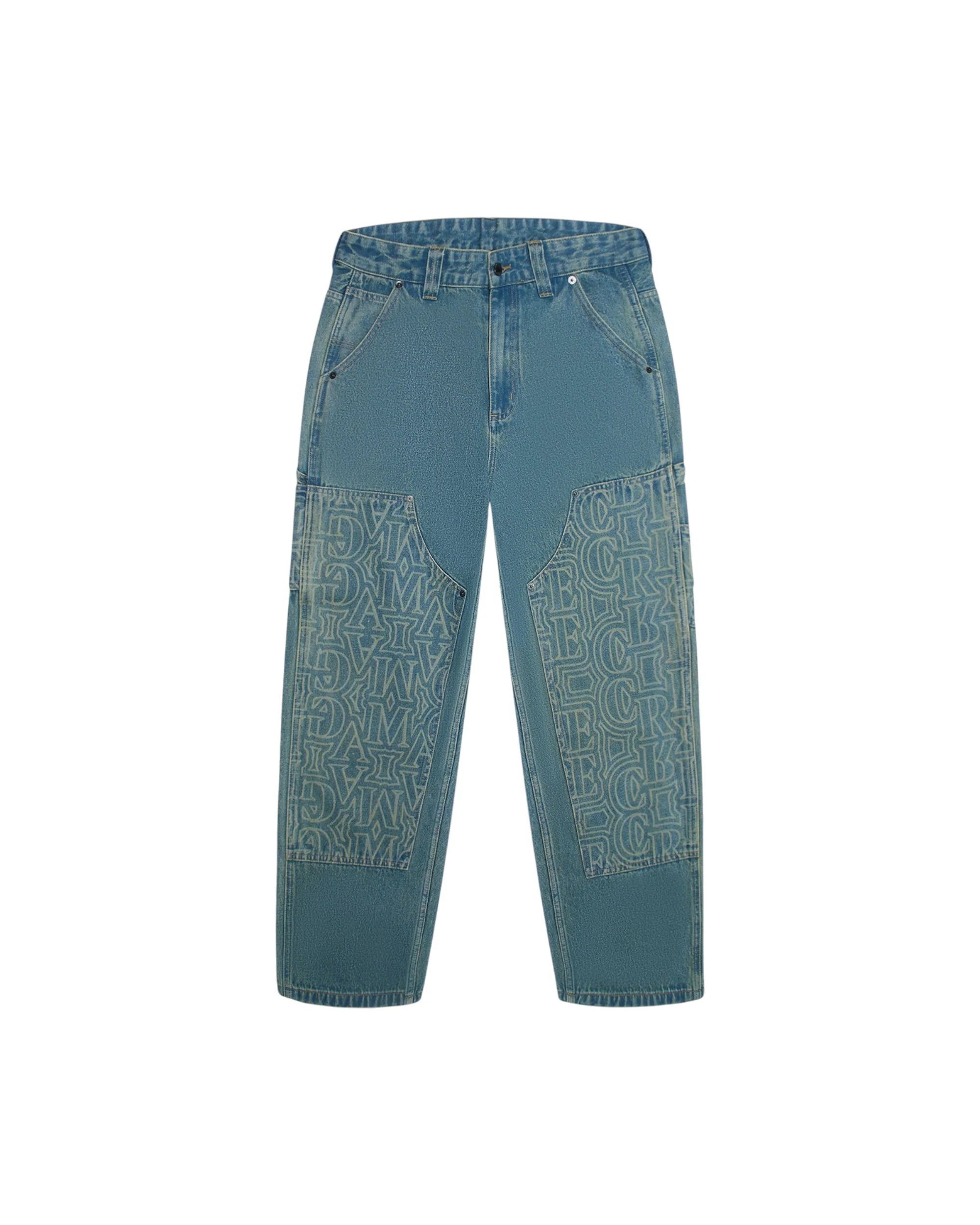 BERKELEY MONOGRAM DENIM JEANS