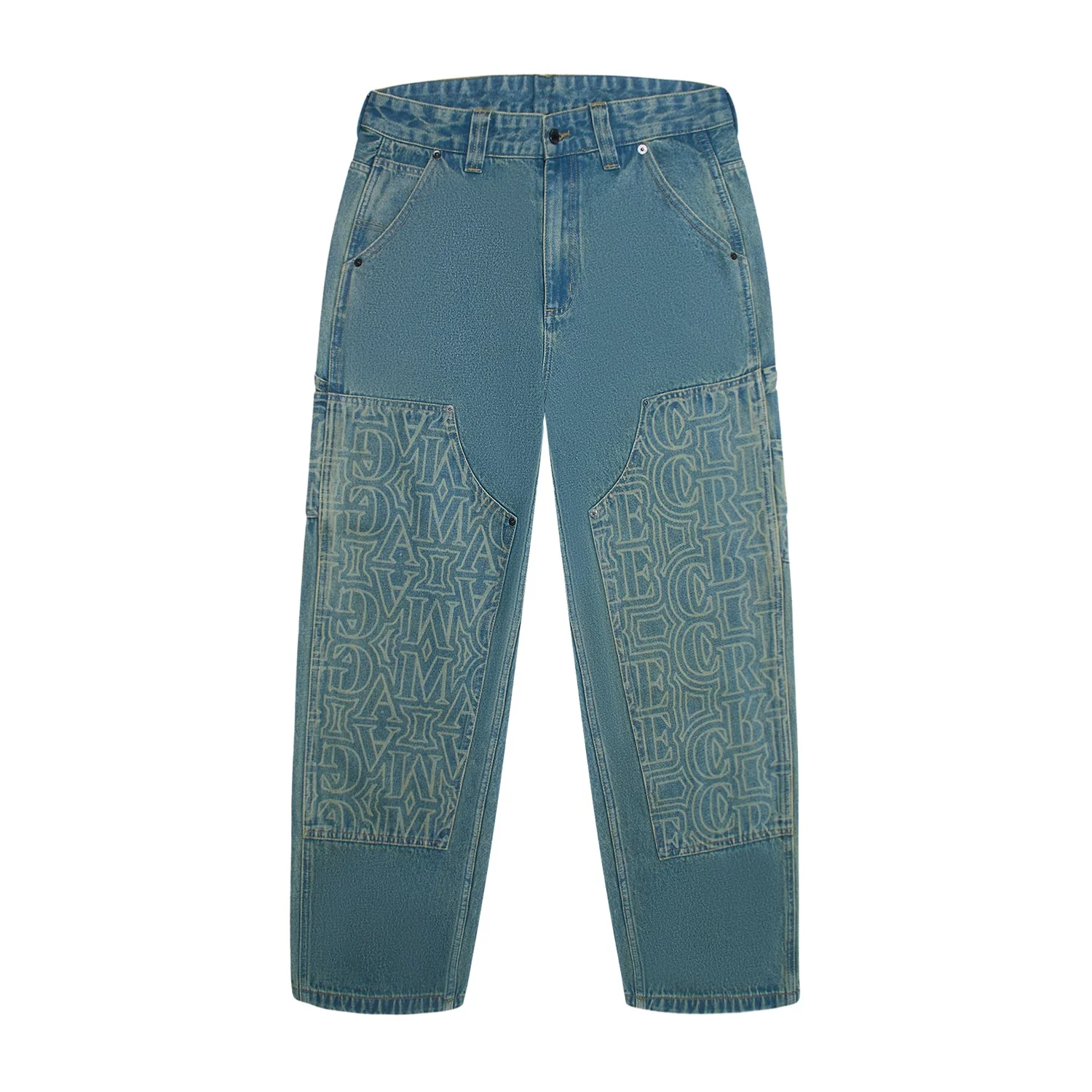 BERKELEY MONOGRAM DENIM JEANS - Image 11