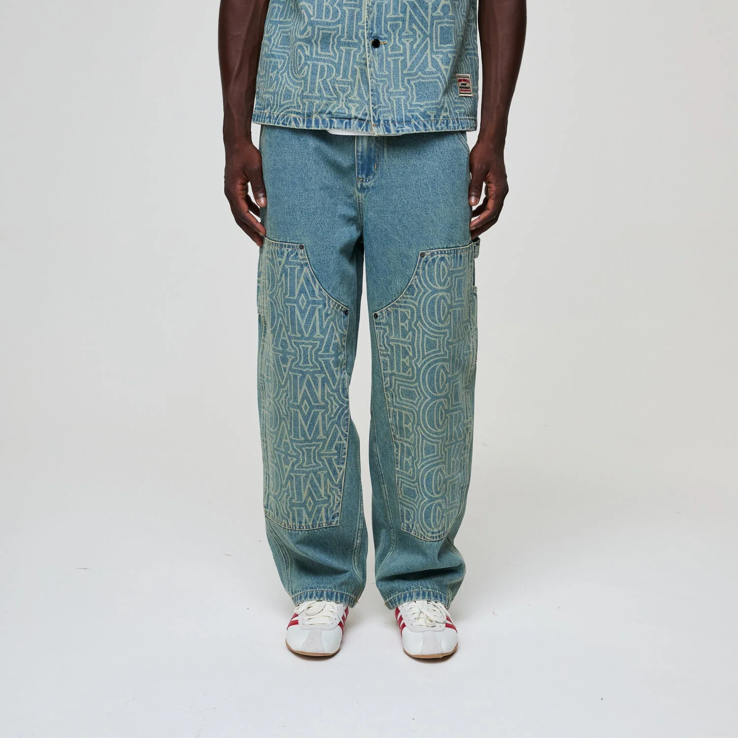 BERKELEY MONOGRAM DENIM JEANS - Image 12