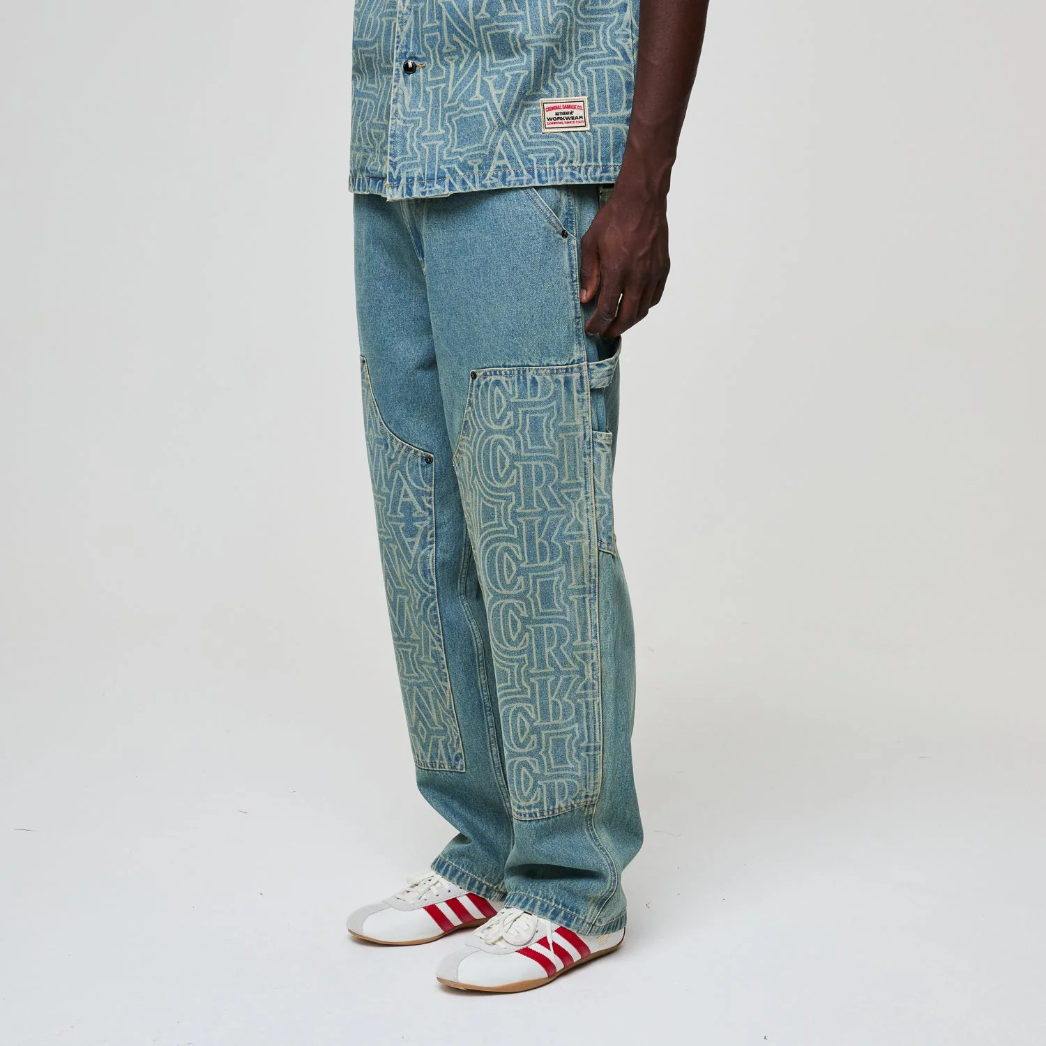 BERKELEY MONOGRAM DENIM JEANS - Image 13