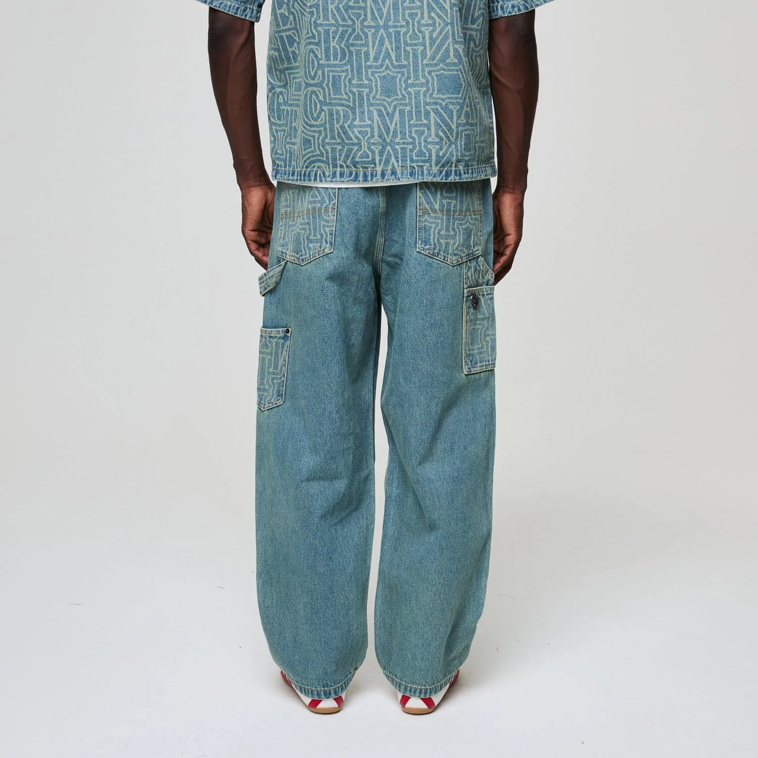BERKELEY MONOGRAM DENIM JEANS - Image 14