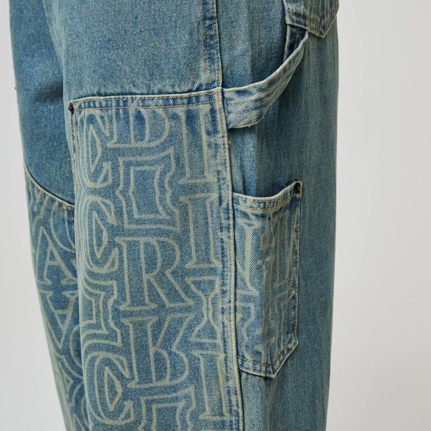 BERKELEY MONOGRAM DENIM JEANS - Image 16