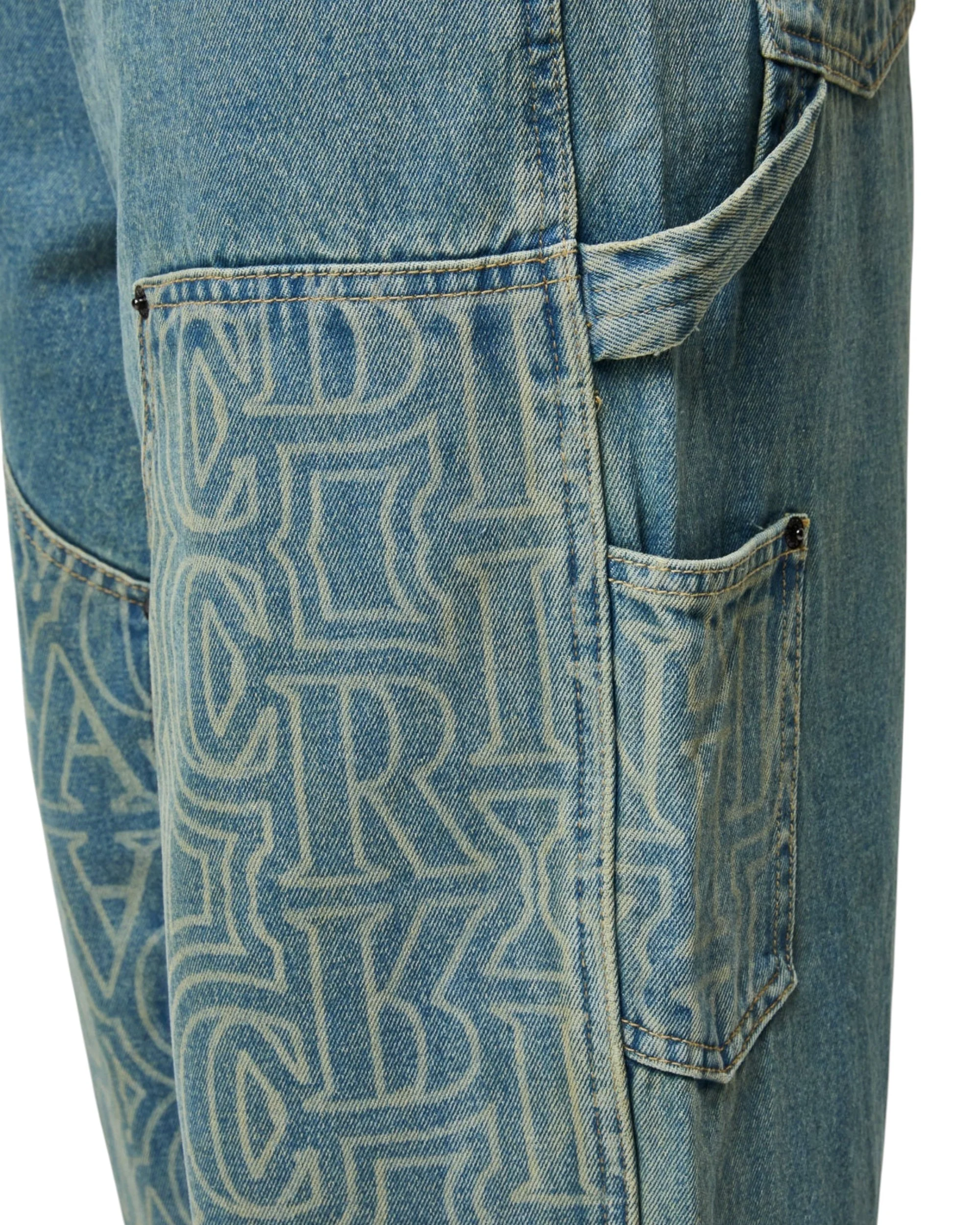 BERKELEY MONOGRAM DENIM JEANS - Image 7