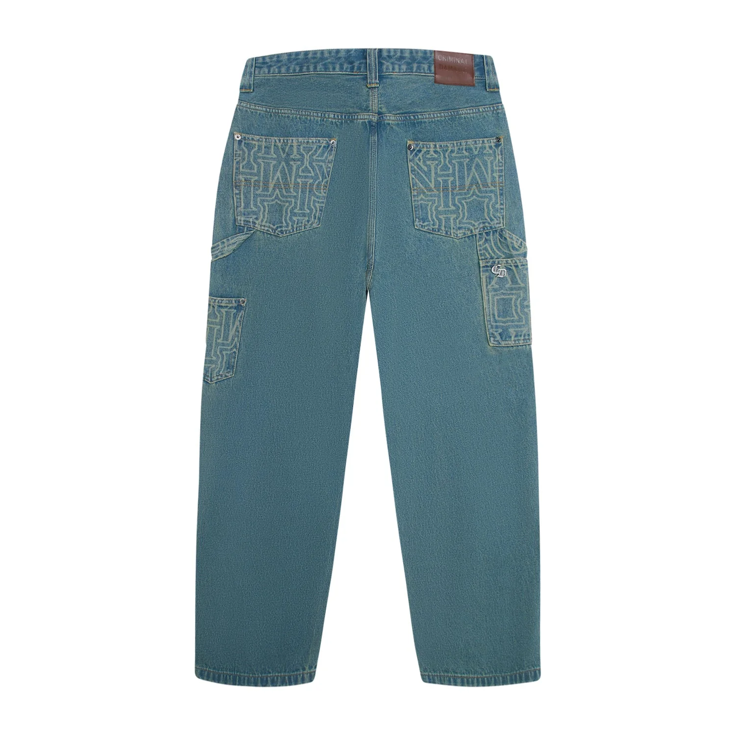 BERKELEY MONOGRAM DENIM JEANS - Image 9