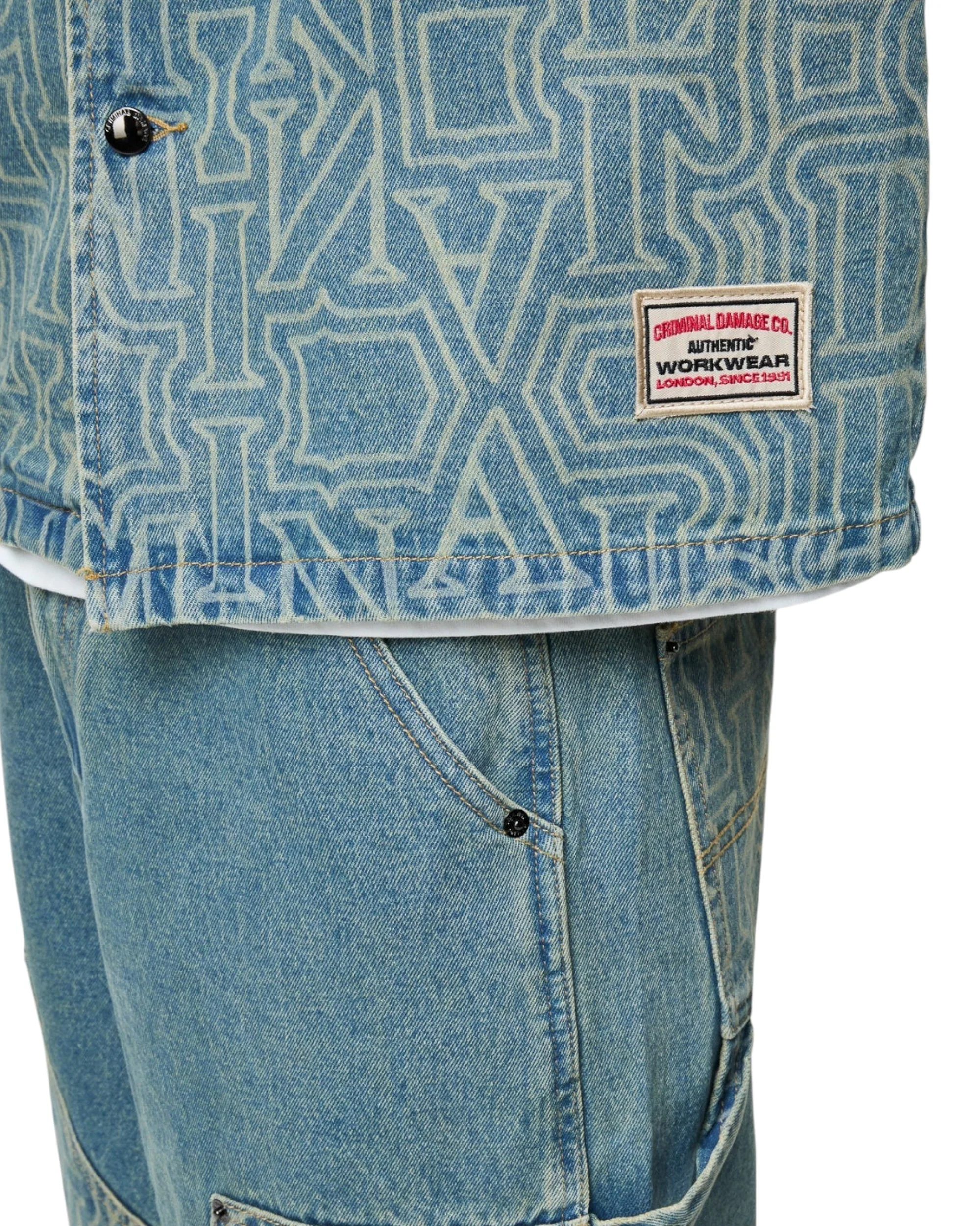 BERKELEY MONOGRAM DENIM SHIRT - Image 9