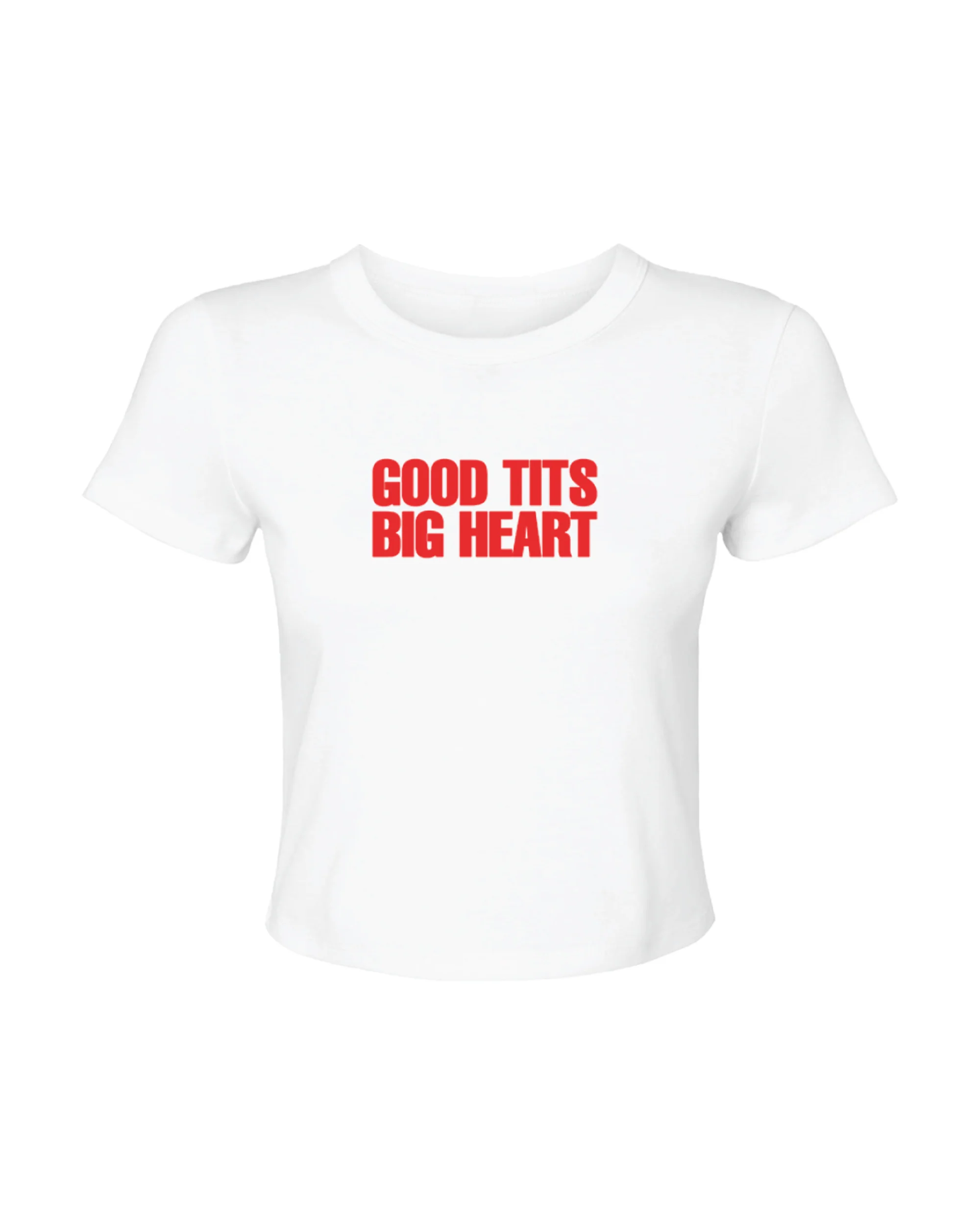 BIG HEART CROP TEE