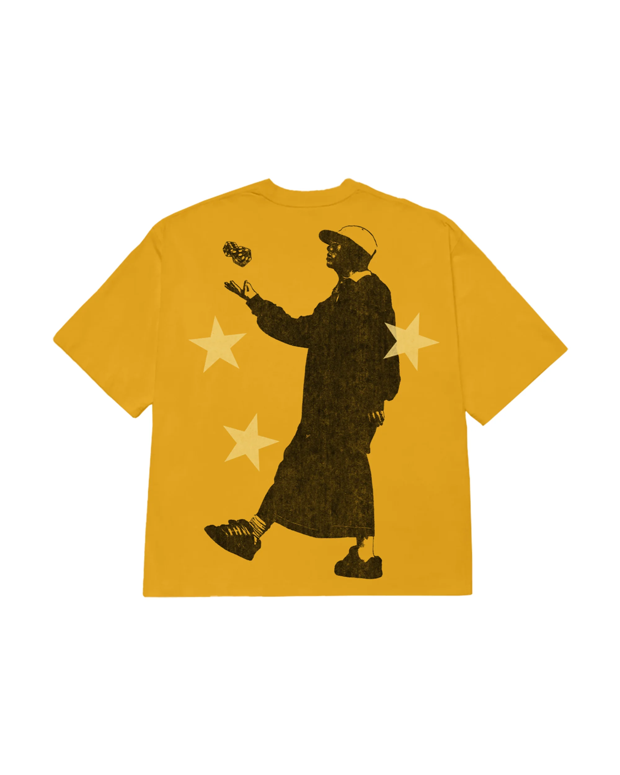 Billie Dice Toss Gold T-Shirt - Image 2