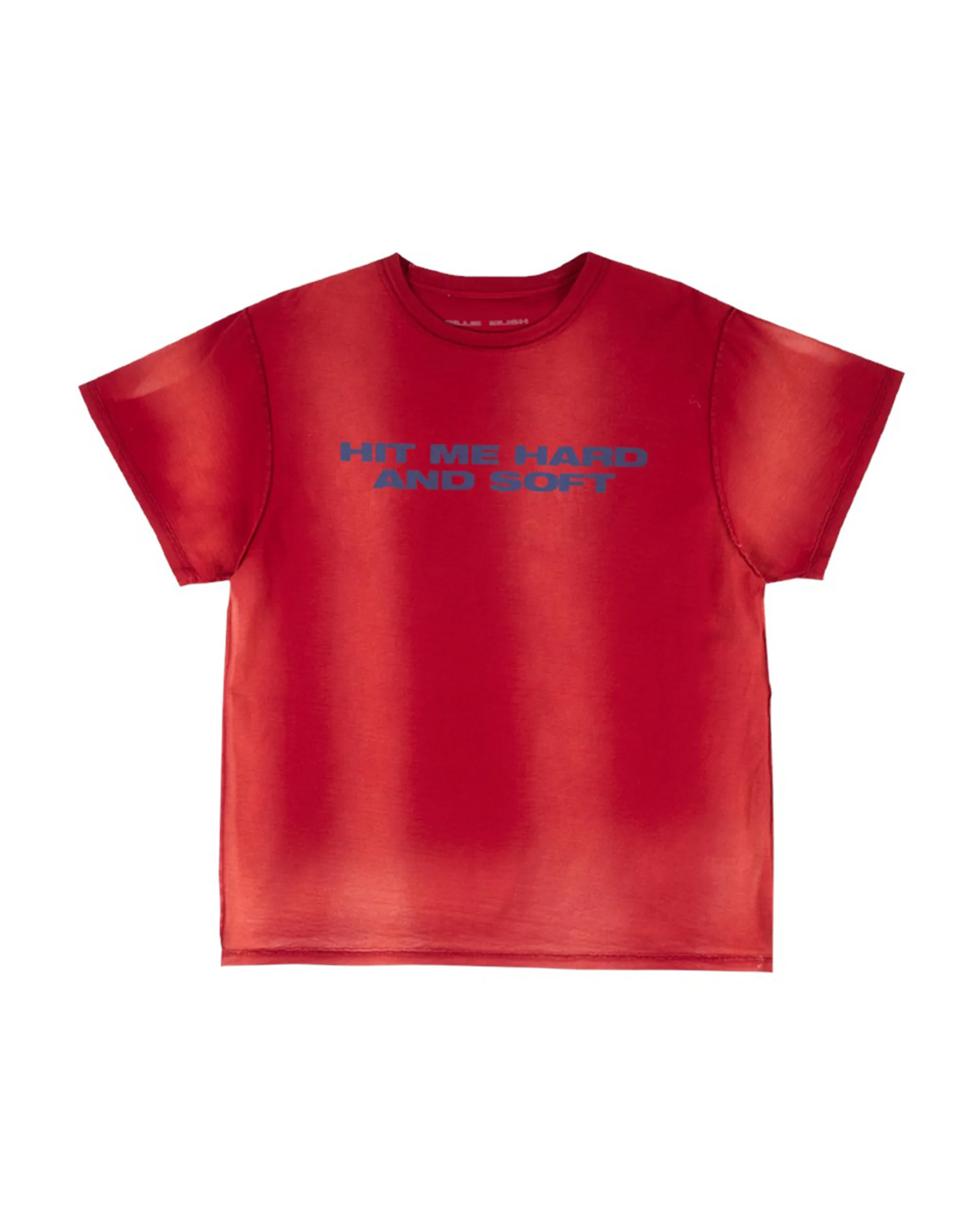 Billie x Iris Alonzo Hit Me Hard And Soft Upcycled Red Tee