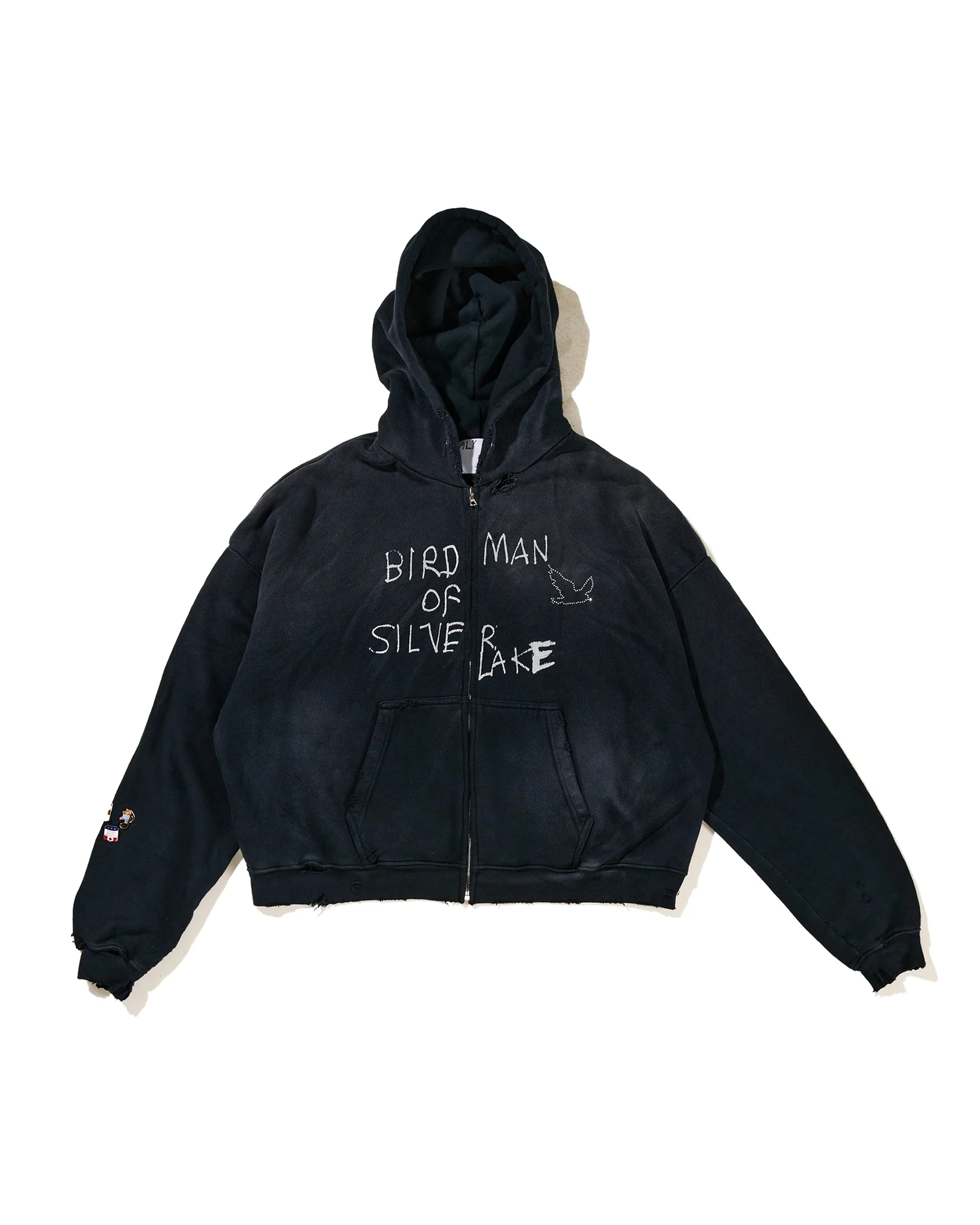 BIRDMAN OF SILVER LAKE ZIP HOODED SWEATSHIRT
