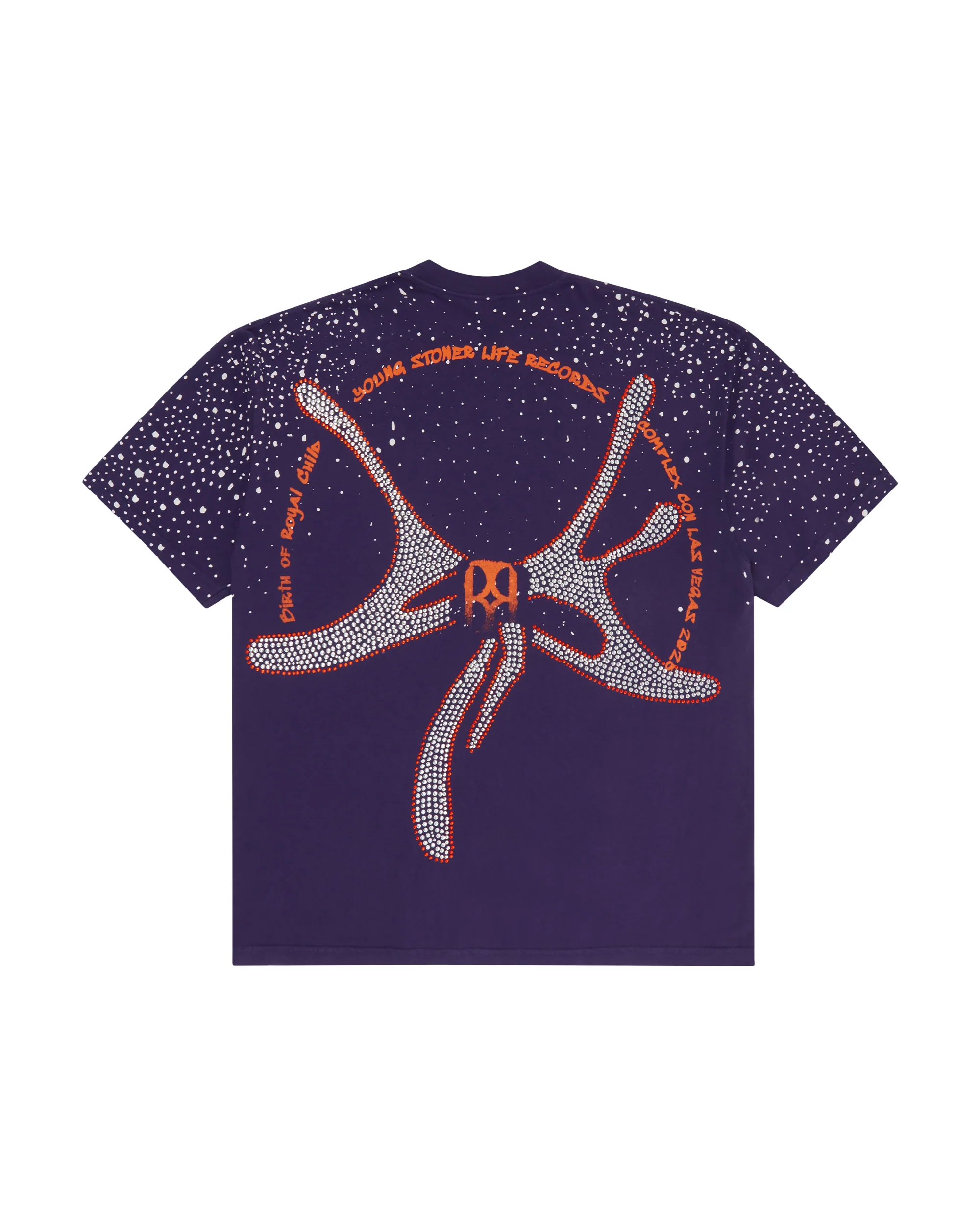 BIRTH OF ROYAL CHILD X YOUNG THUG TEE "YSL RHINESTONE TEE" - Image 2