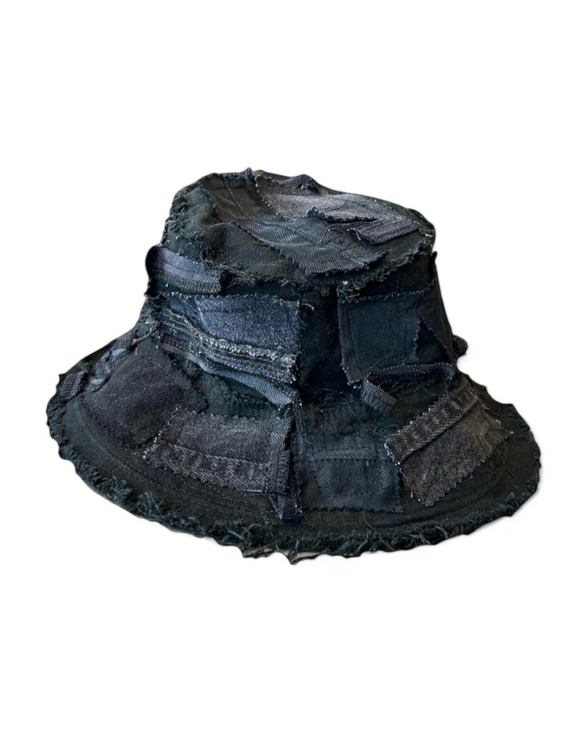 Black Denim Detail Bucket Hat // Random Selection - Image 5