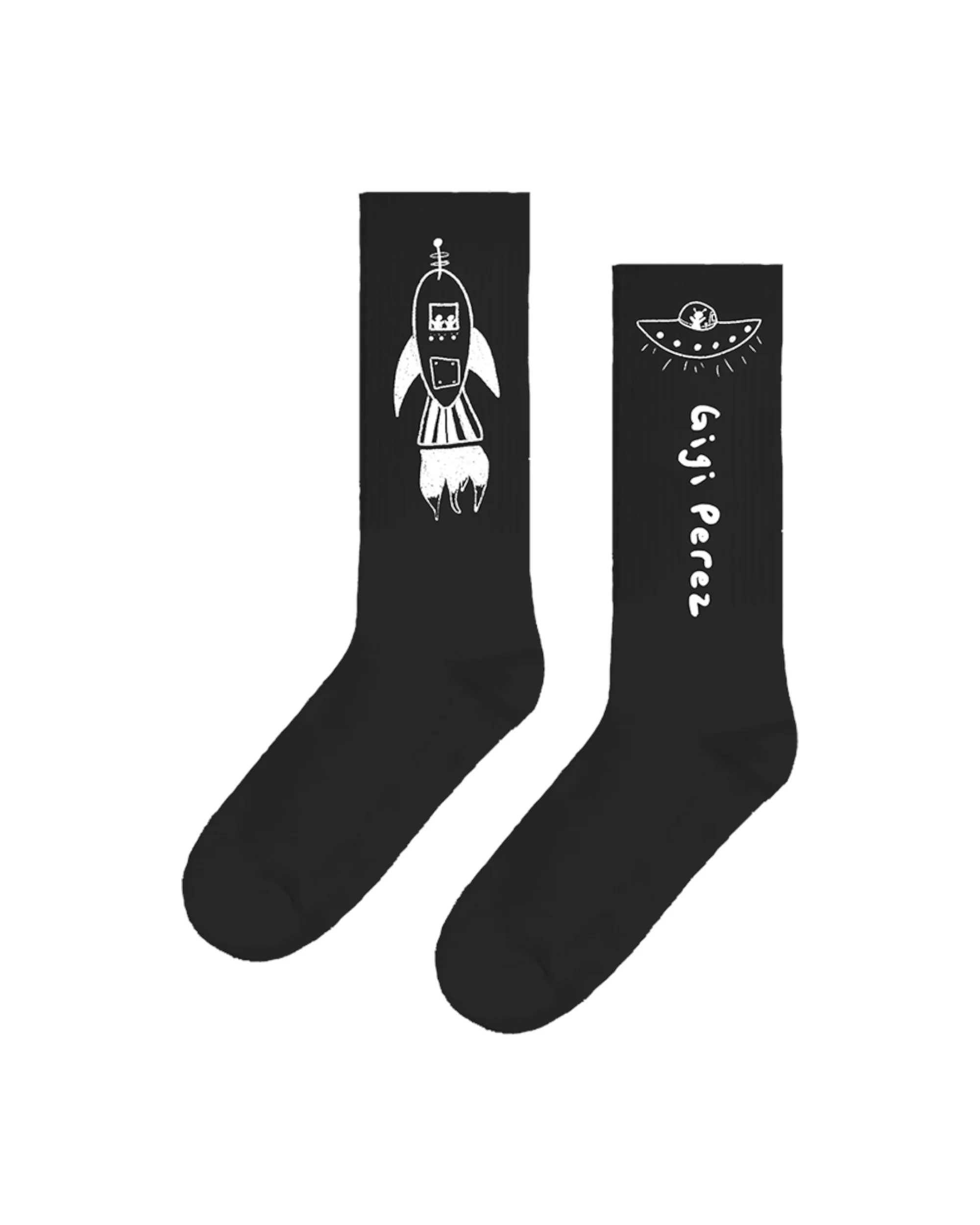 Black Logo Socks