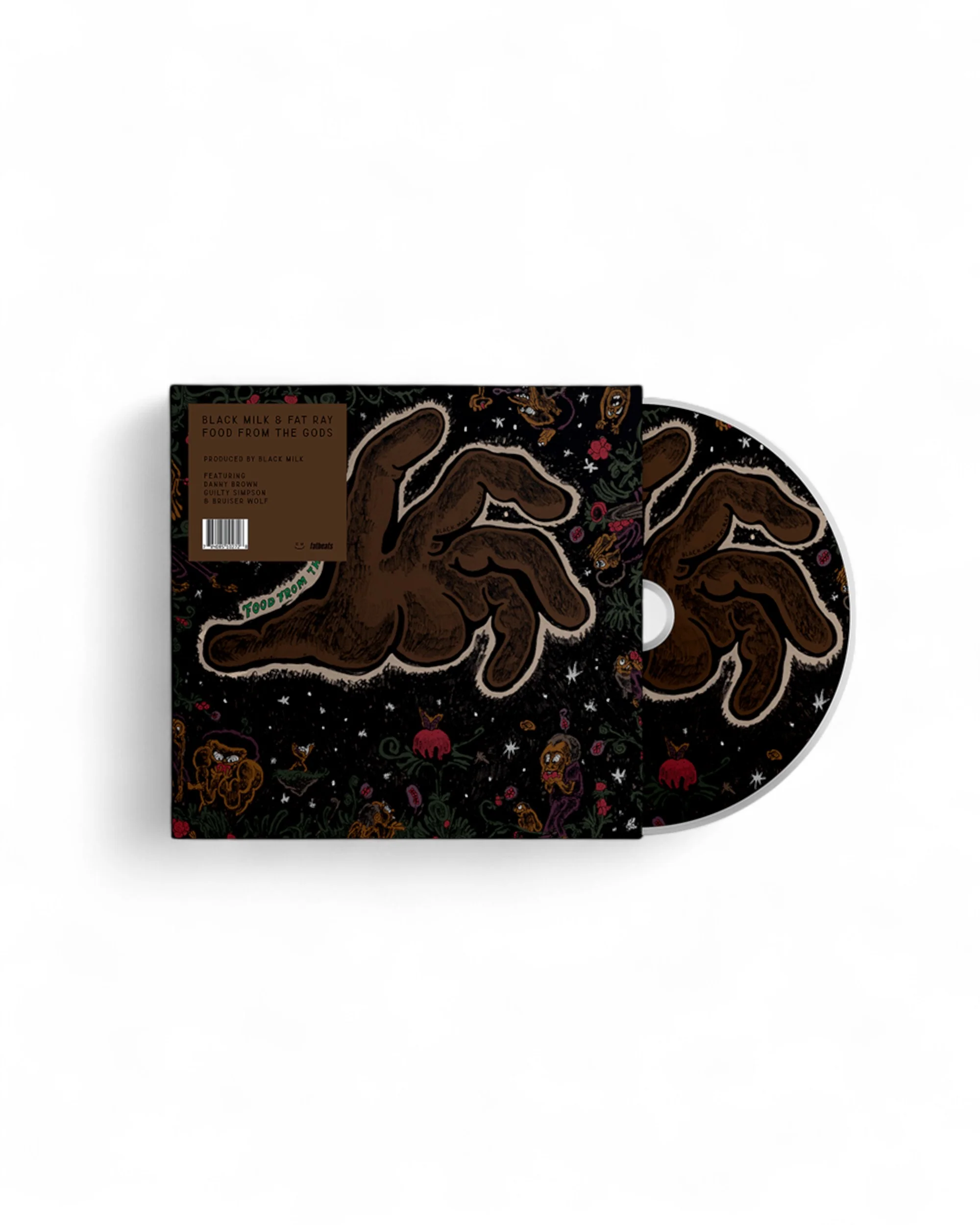 Black Milk & Fat Ray - Food From the Gods (LP - Green Vinyl - Fat Beats Exclusive, CD, Cassette)
