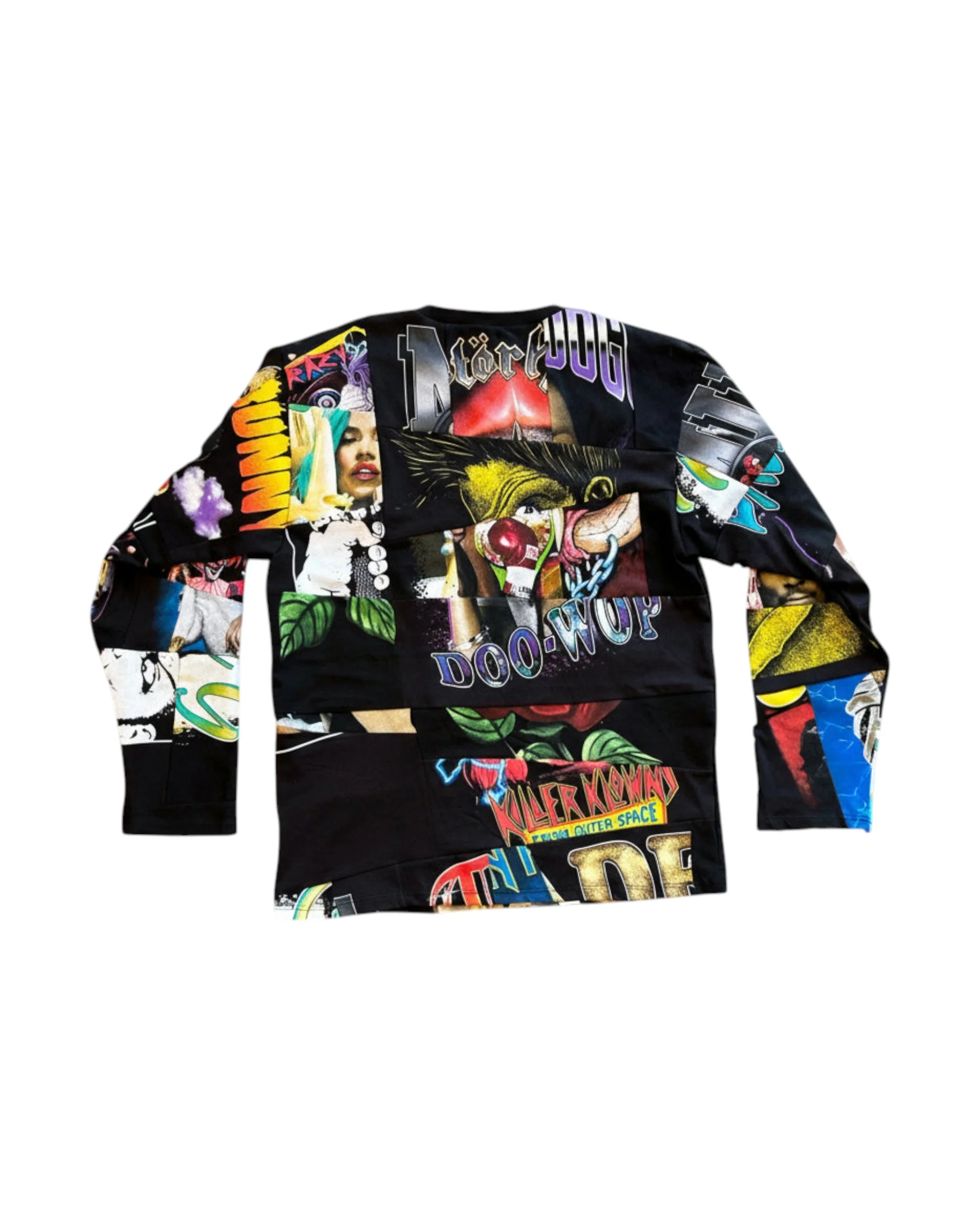 Black Mix Panel Long Sleeve/*Random Selection - Image 3