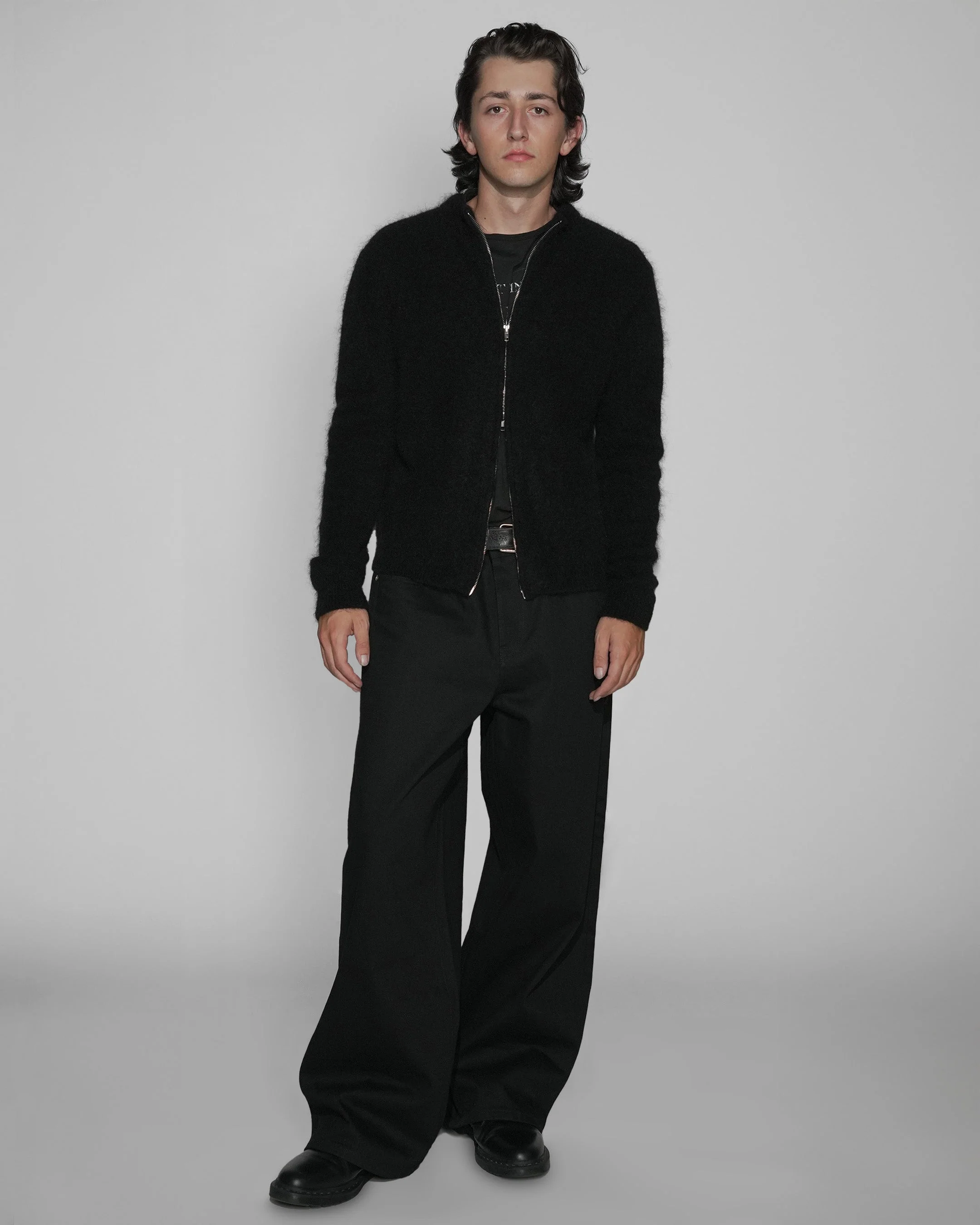 Black Mohair Knit Sweater - Image 4
