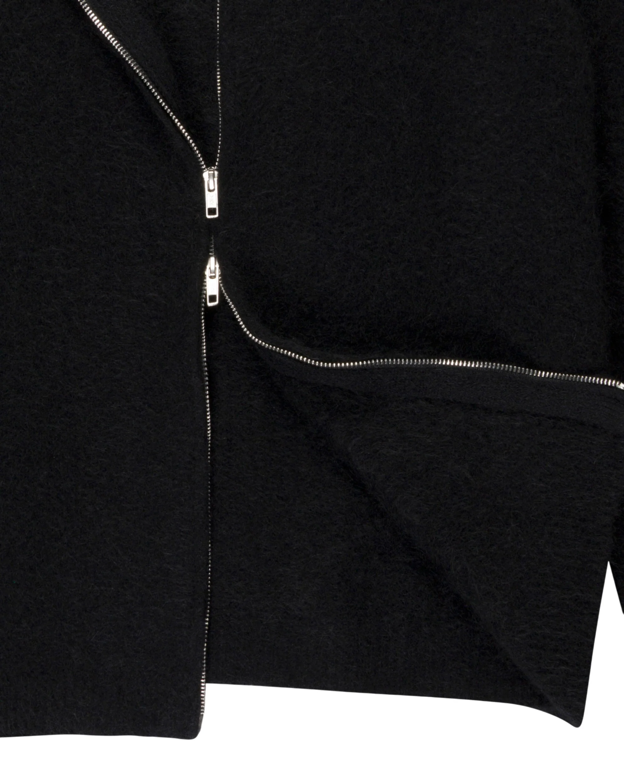 Black Mohair Knit Sweater - Image 7