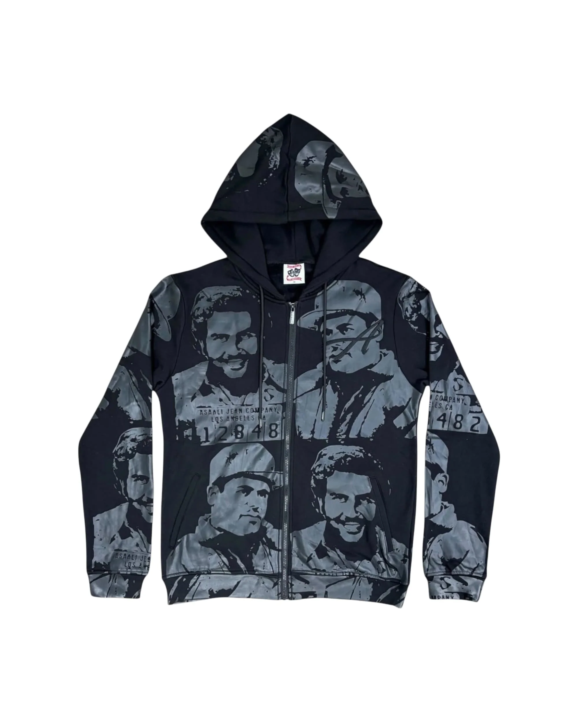 Black Monochrome Cartel Hoodie