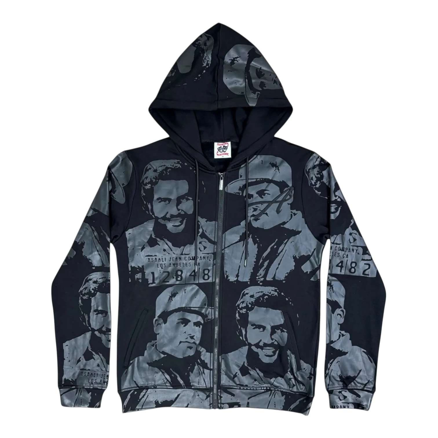 Black Monochrome Cartel Hoodie - Image 2